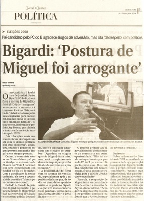 Jornal de Jundiaí - 19/03/2008