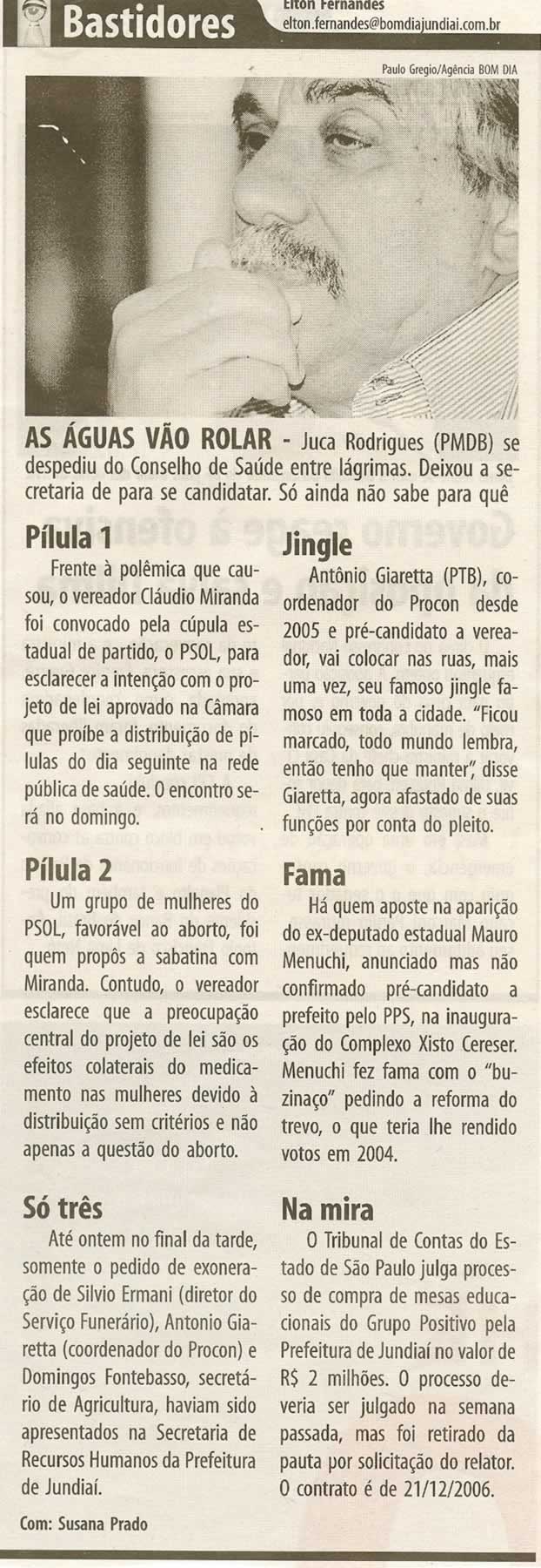 Bom Dia Jundiaí - 04/04/2008