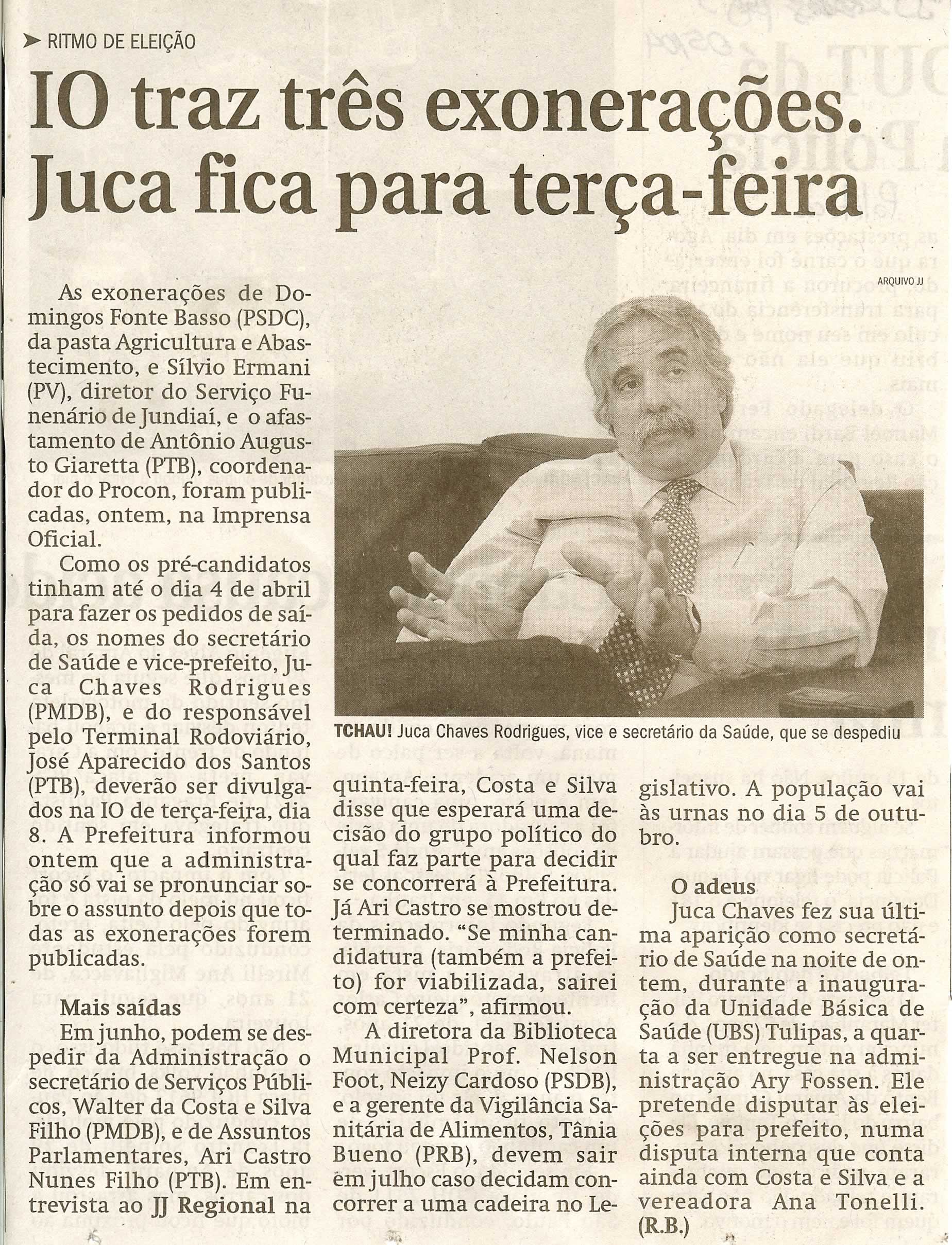 Jornal de Jundiaí - 05/04/2008