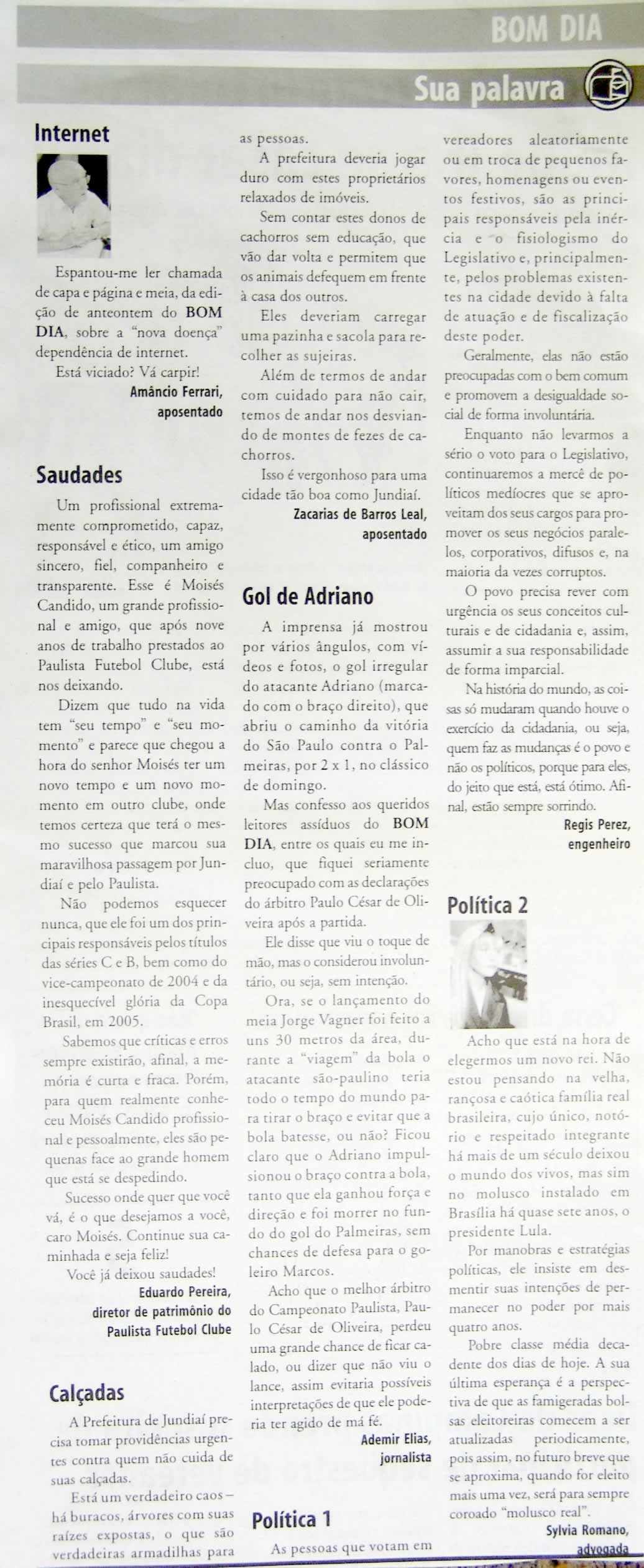 Bom Dia Jundiaí - 16/04/2008