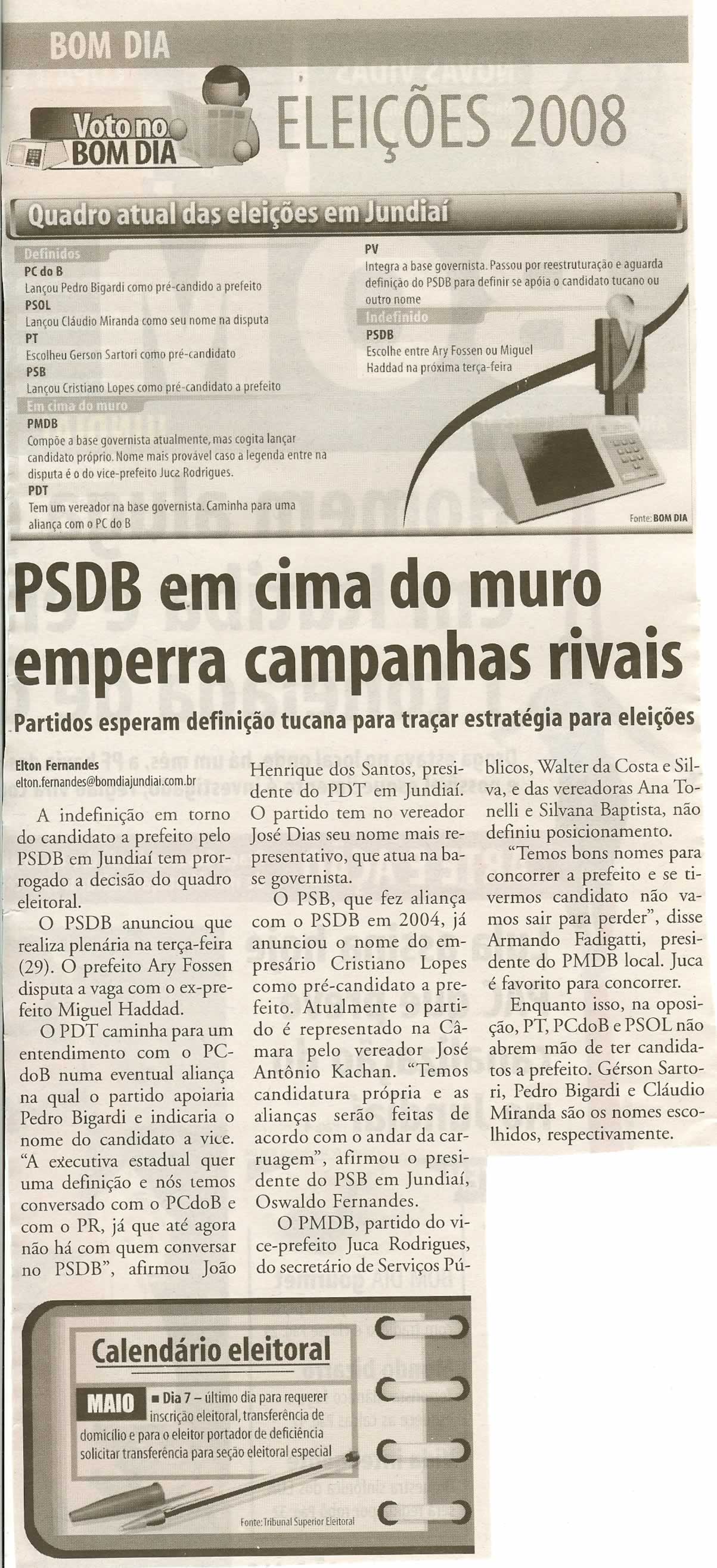 Bom Dia Jundiaí - 25/04/2008