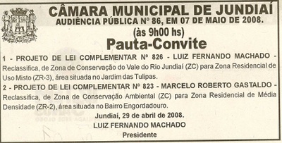 Jornal da Cidade - 03/05/2008