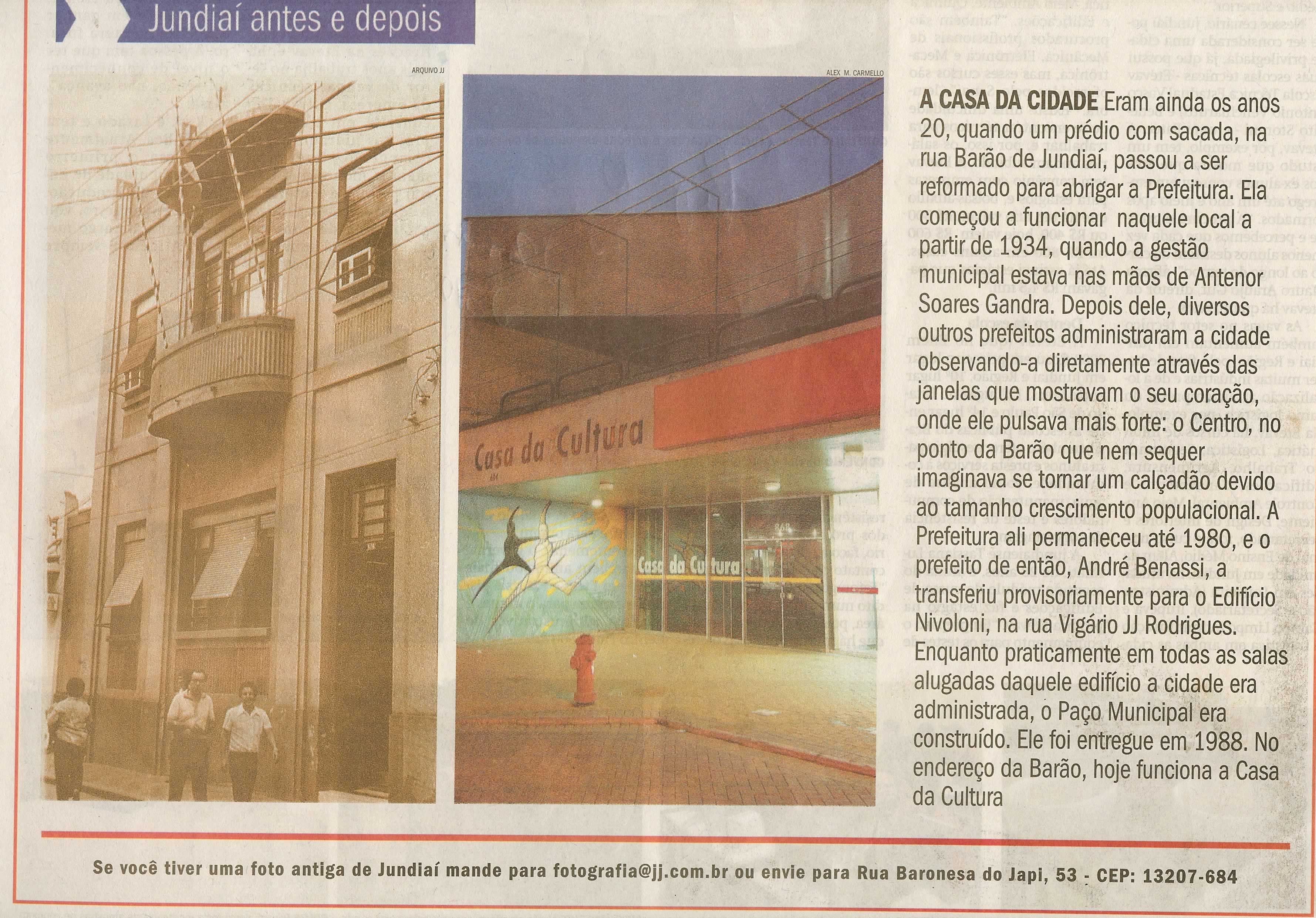 Jornal de Jundiaí - 25/05/2008