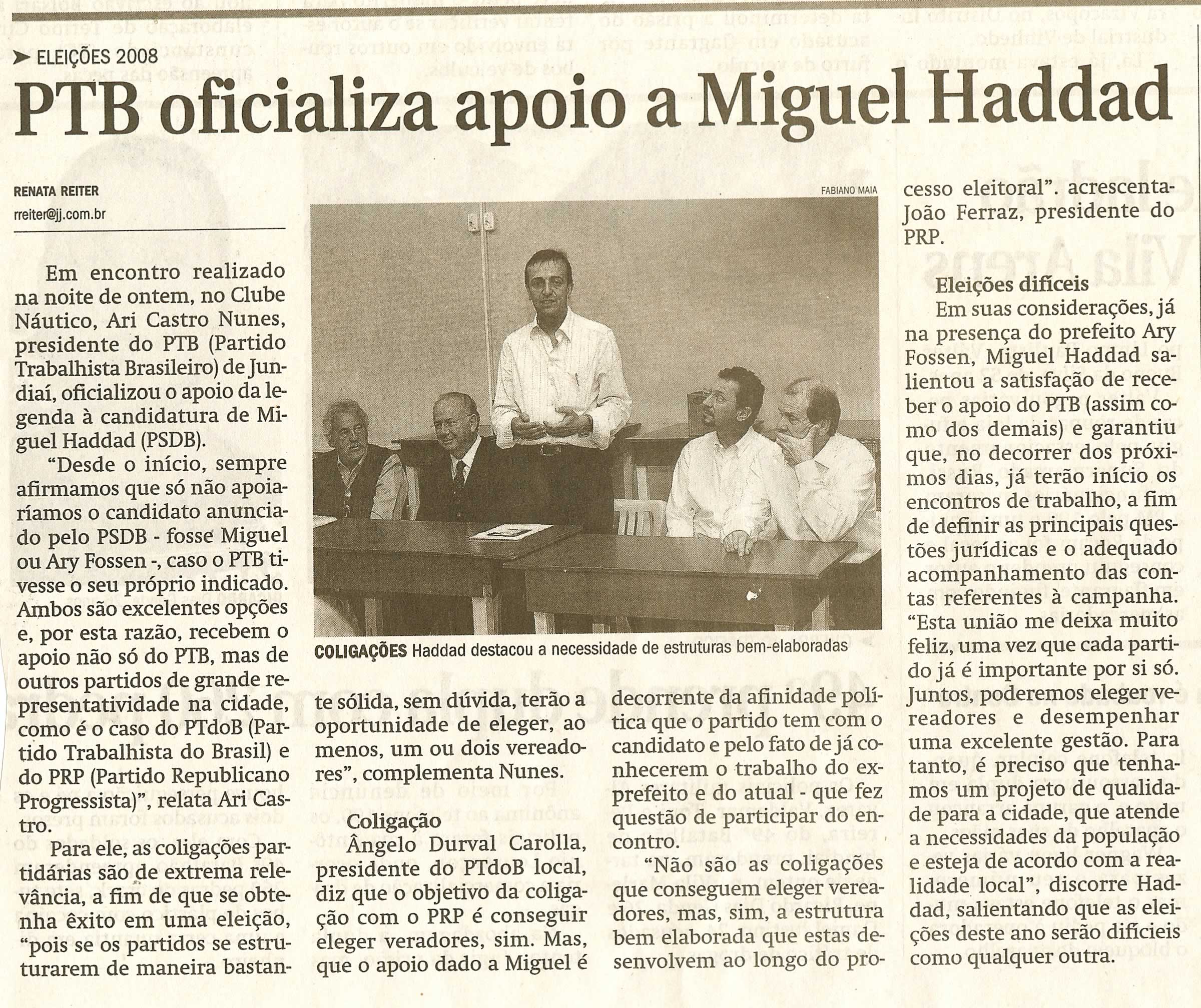 Jornal de Jundiaí - 27/05/2008