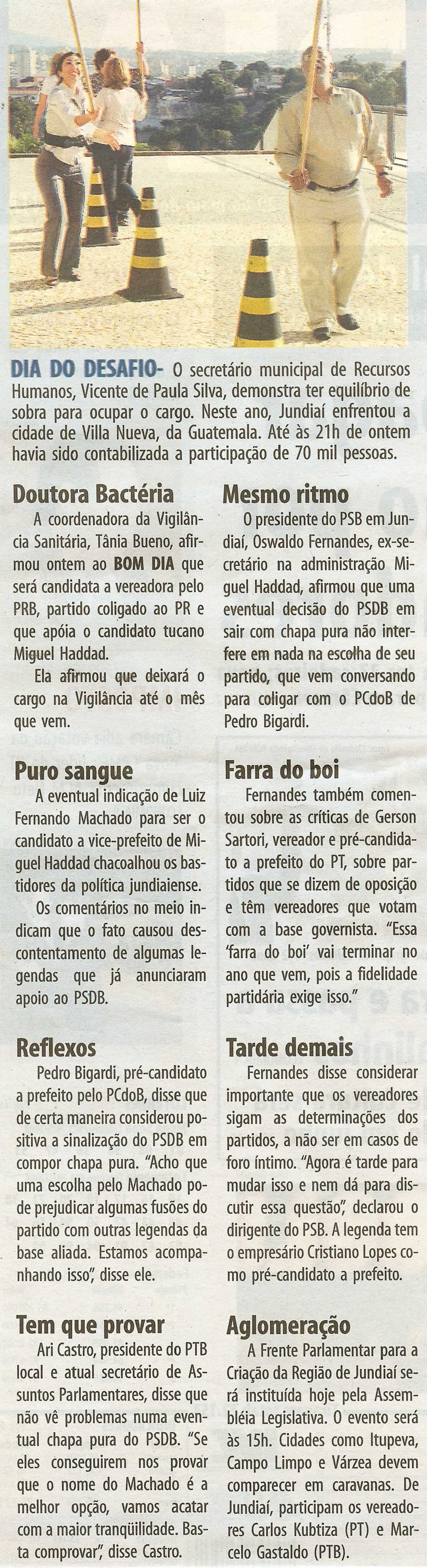Bom Dia Jundiaí - 29/05/2008