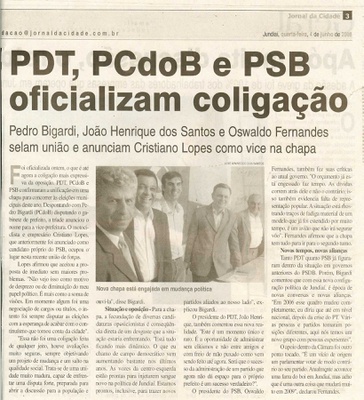 Jornal da Cidade - 04/06/2008