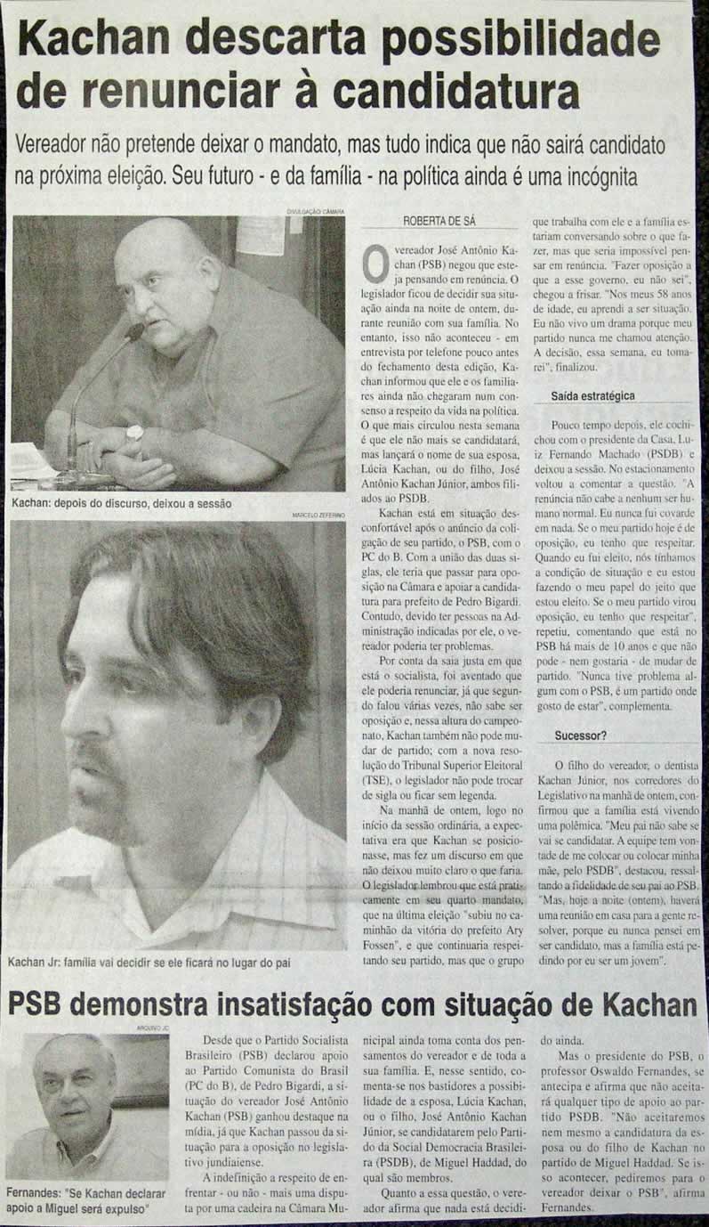 Jornal da Cidade - 11/06/2008