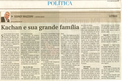 Jornal de Jundiaí - 15/06/2008