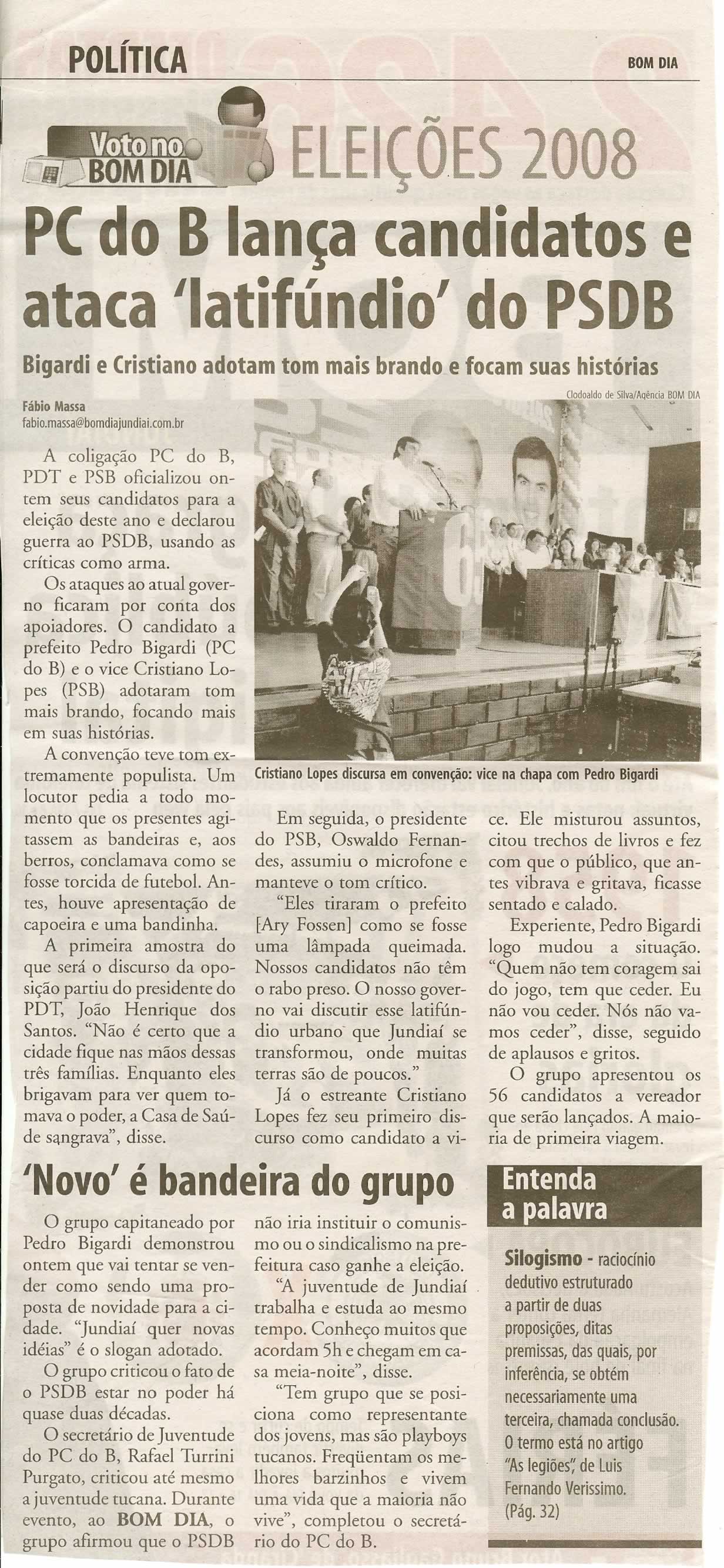 Bom Dia Jundiaí - 29/06/2008
