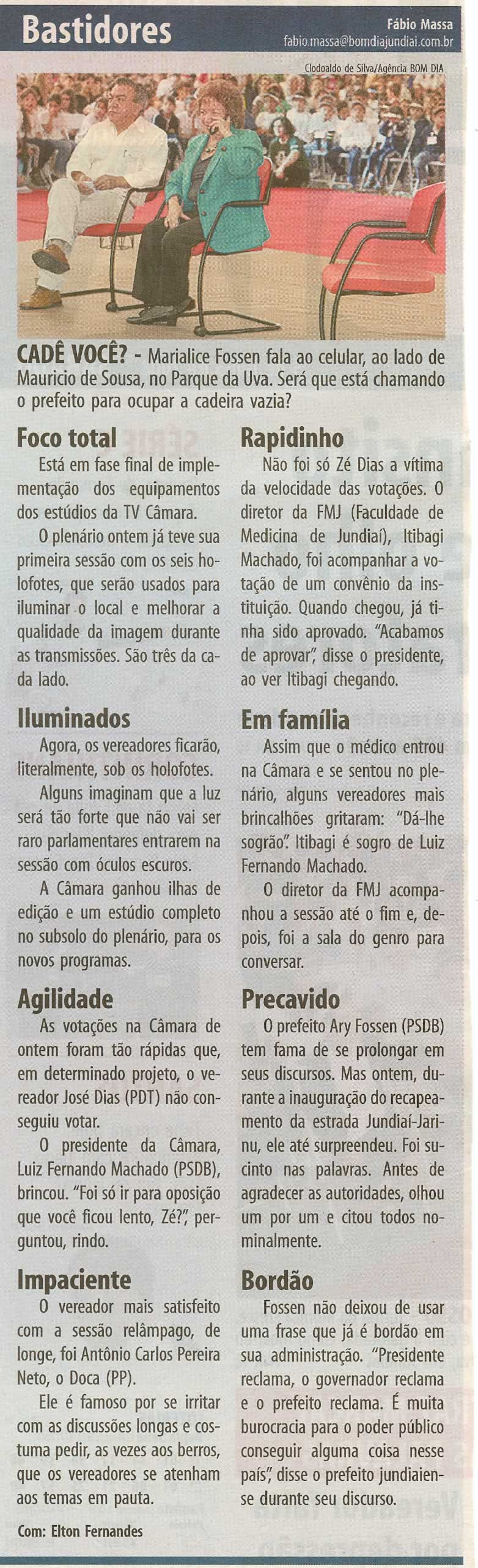 Bom Dia Jundiaí - 05/07/2008