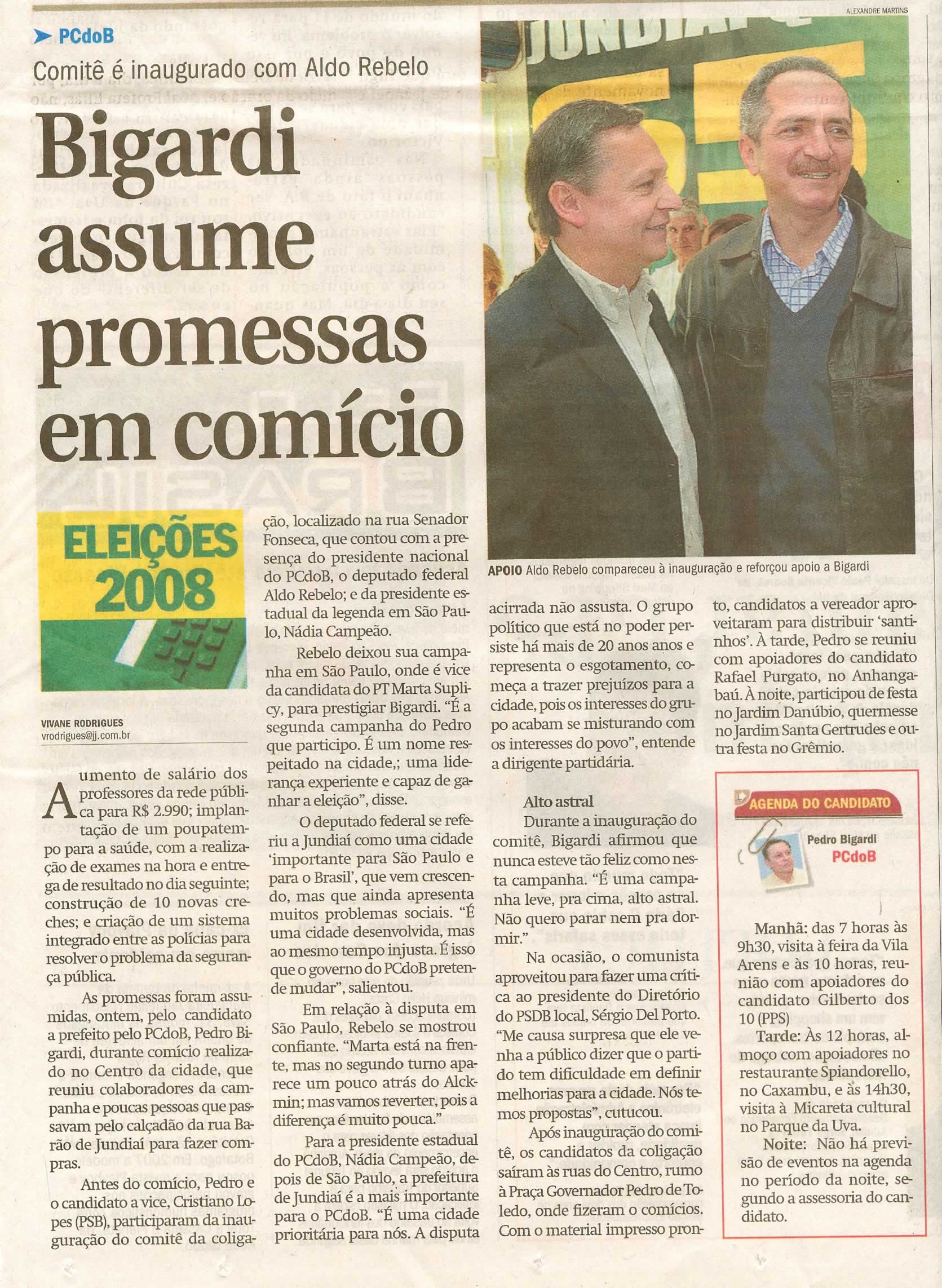 Jornal de Jundiaí - 20/07/2008