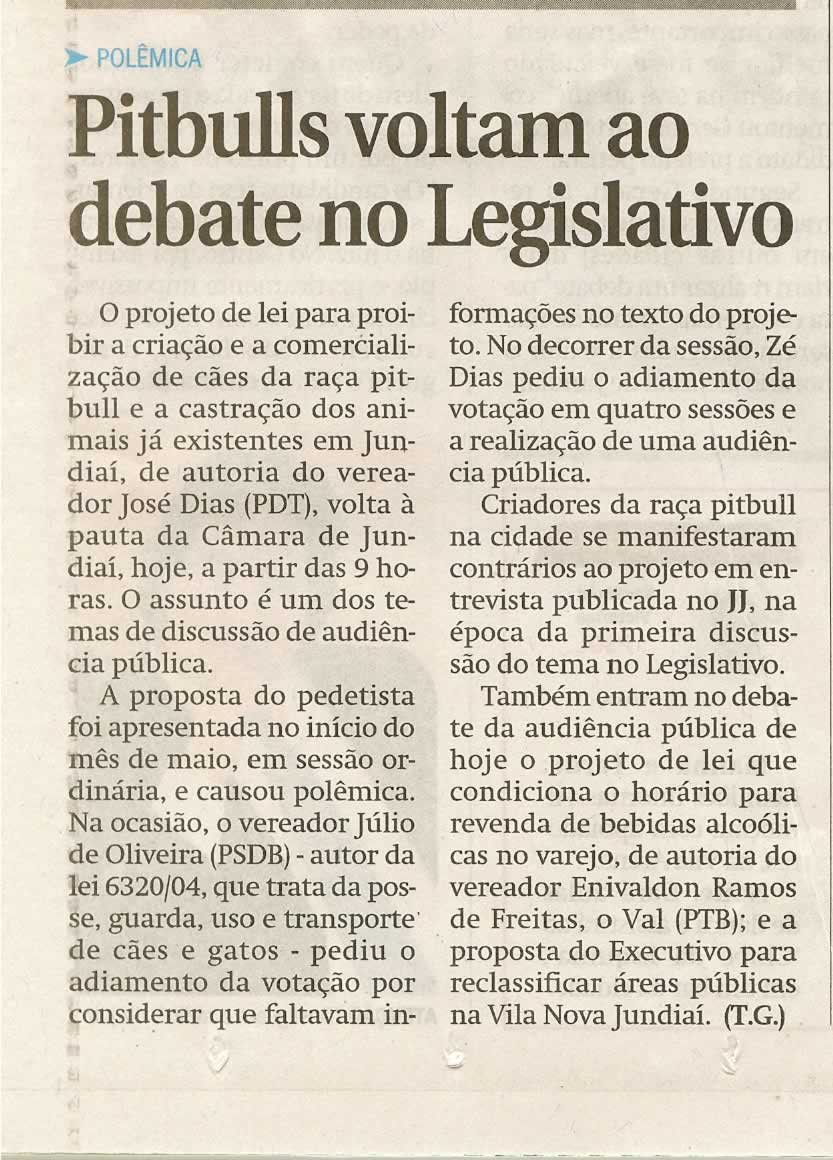 Jornal de Jundiaí - 06/08/2008