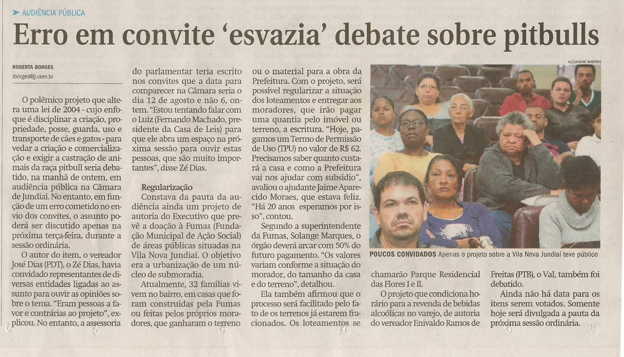 Jornal de Jundiaí - 07/08/2008