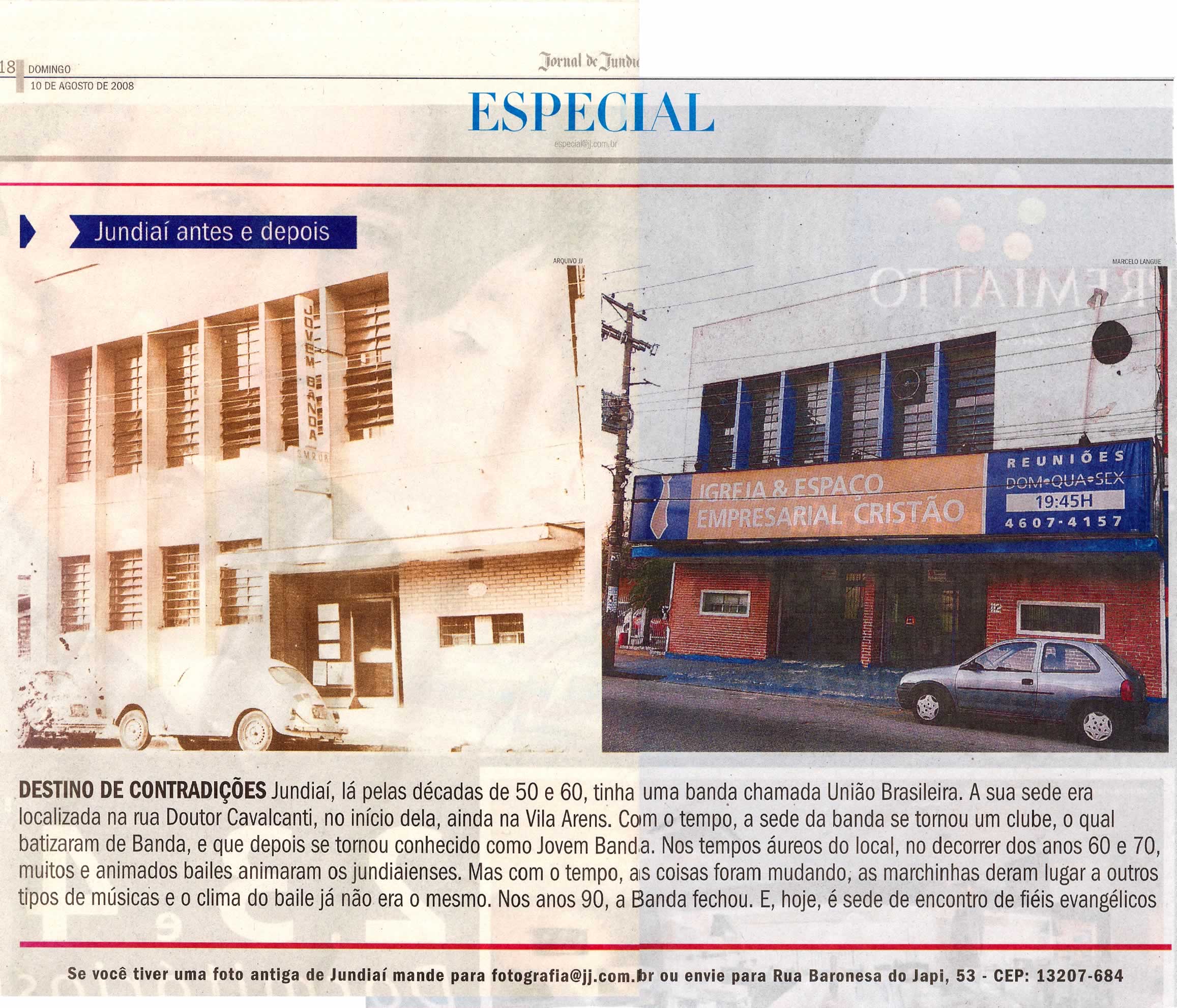 Jornal de Jundiaí - 10/08/2008