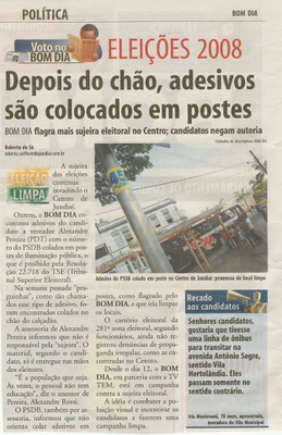 Bom Dia Jundiaí - 19/08/2008
