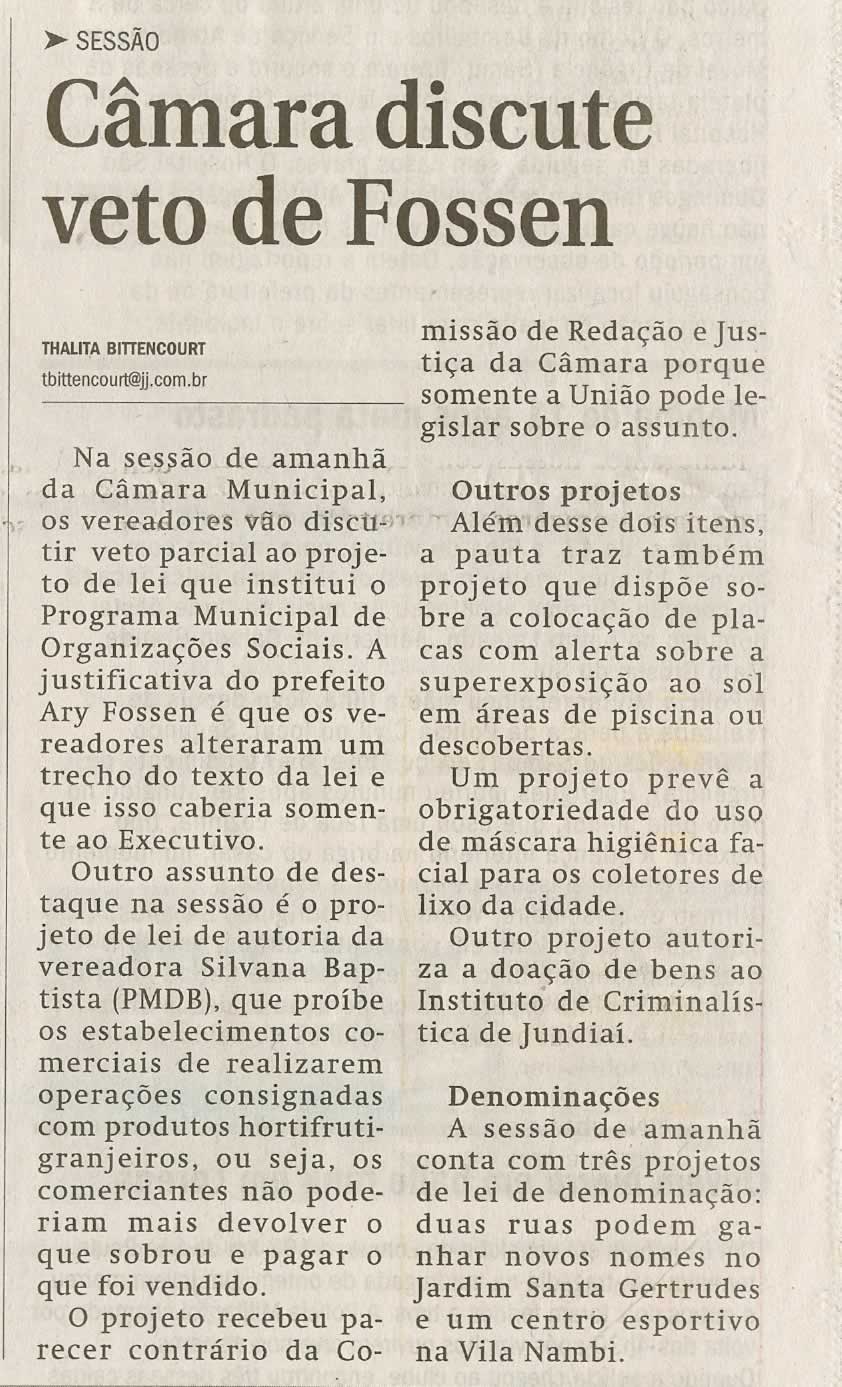 Jornal de Jundiaí - 01/09/2008
