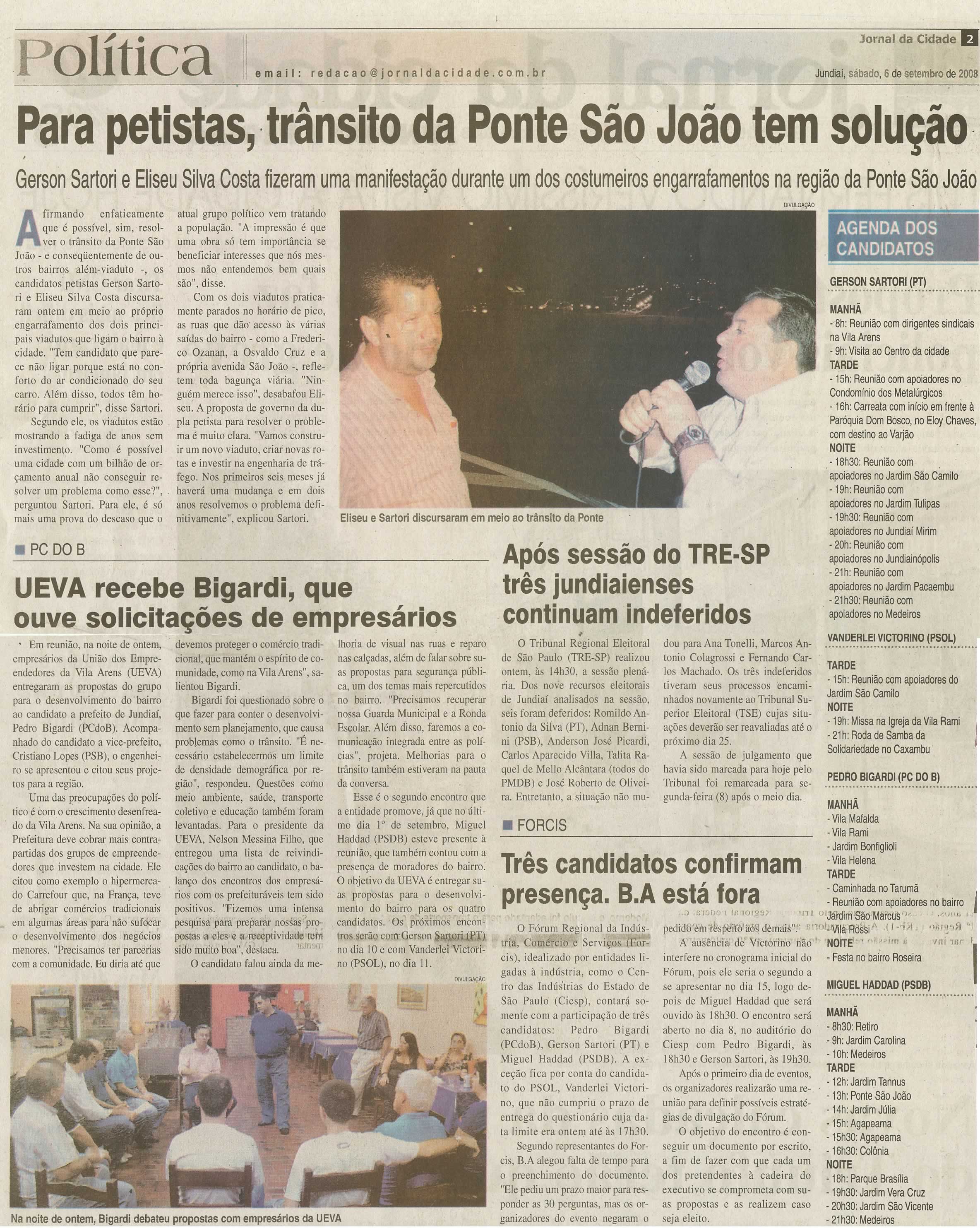 Jornal da Cidade - 06/09/2008