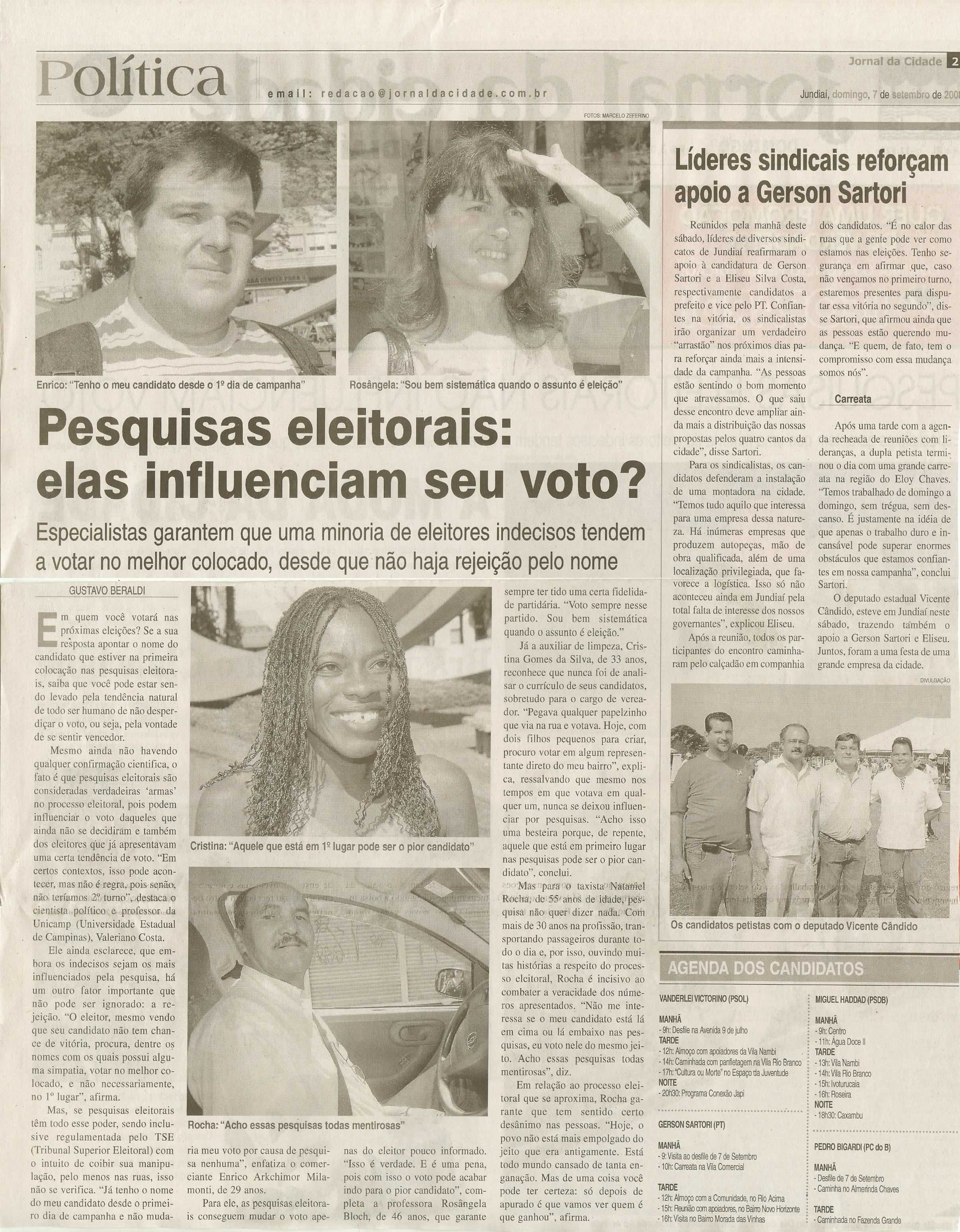 Jornal da Cidade - 07/09/2008