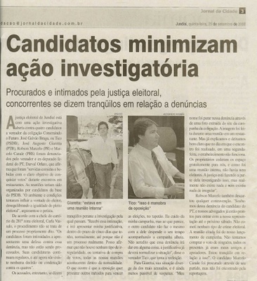 Jornal da Cidade - 25/09/2008