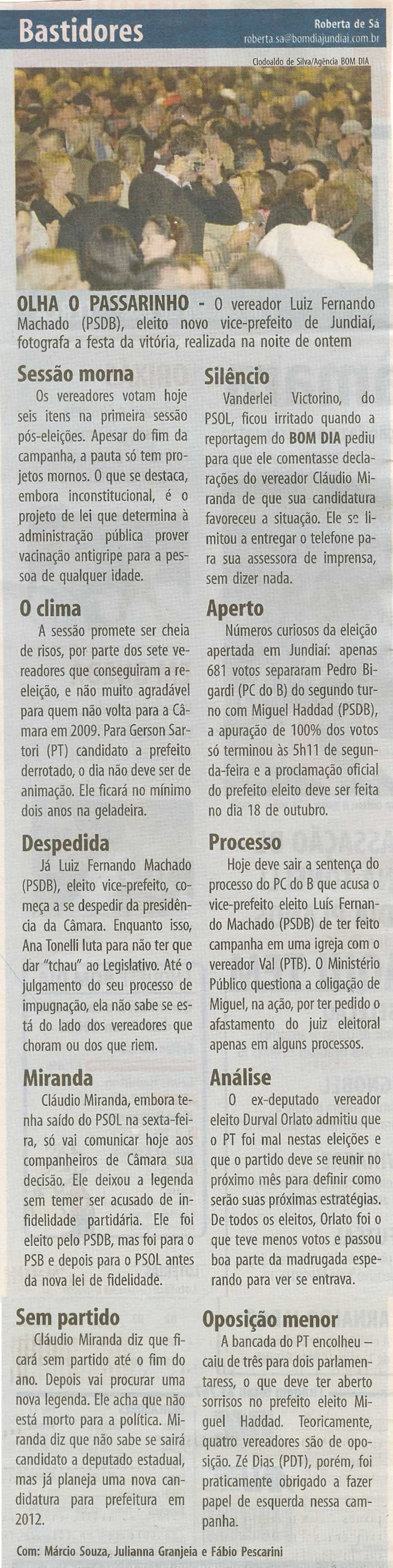 Bom Dia Jundiaí - 07/10/2008