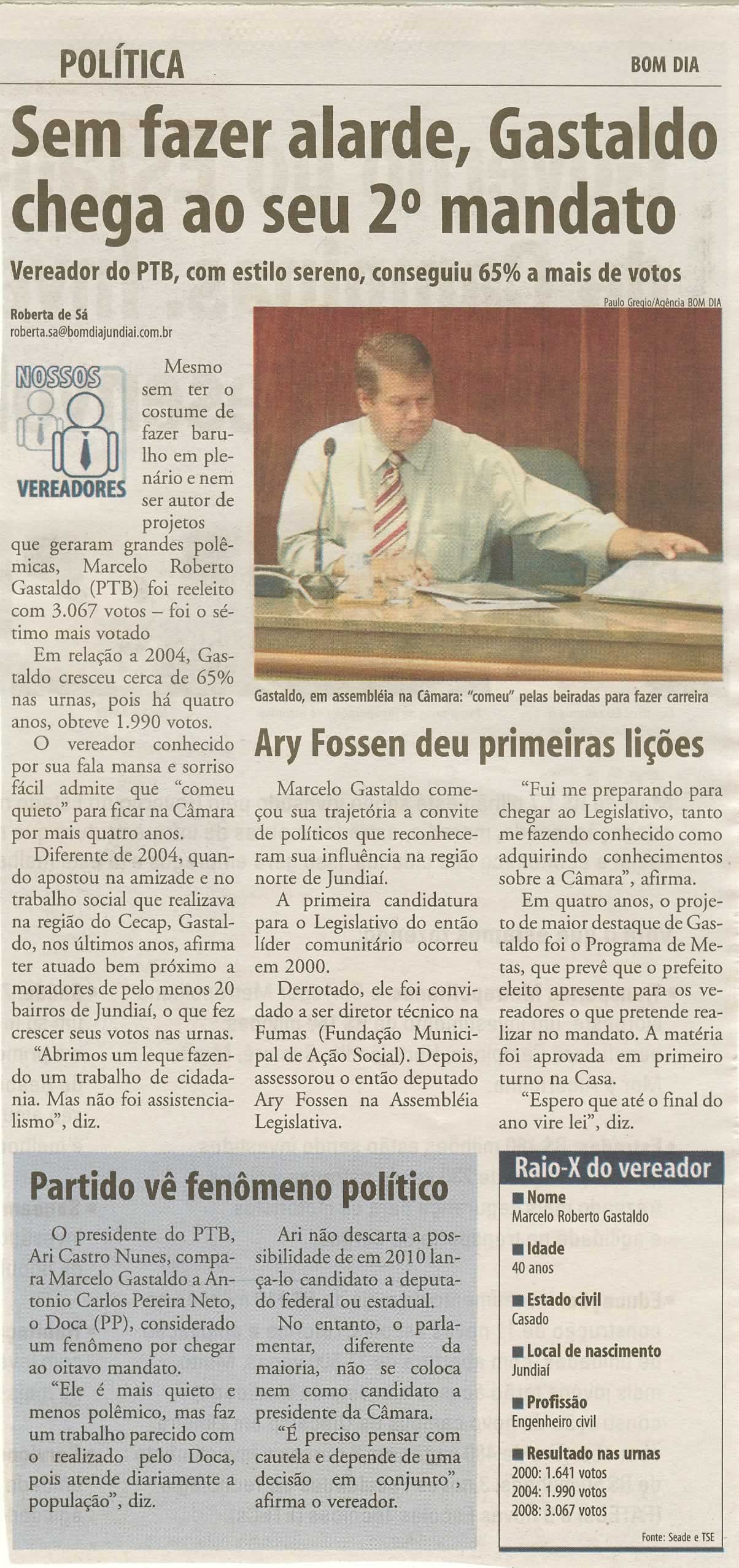 Bom Dia Jundiaí - 17/10/2008