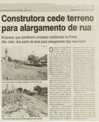 Jornal da Cidade - 18/10/2008