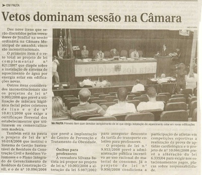 Jornal de Jundiaí - 27/10/2008