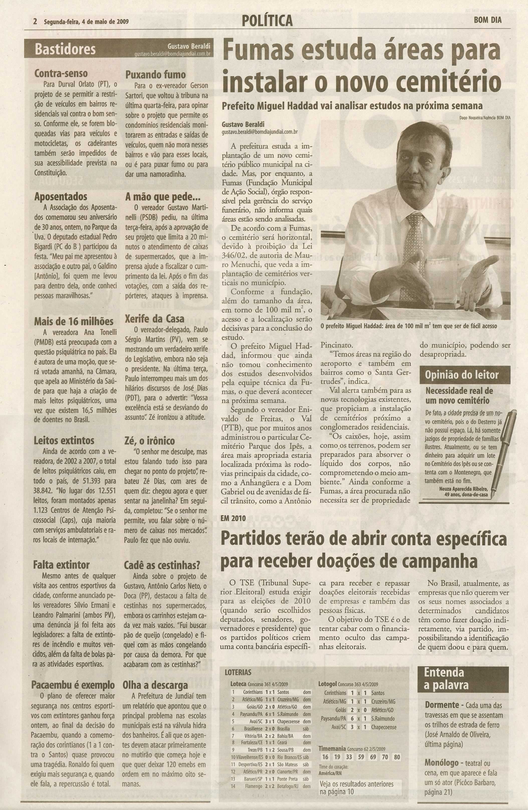 Bom Dia Jundiaí - 04/05/2009