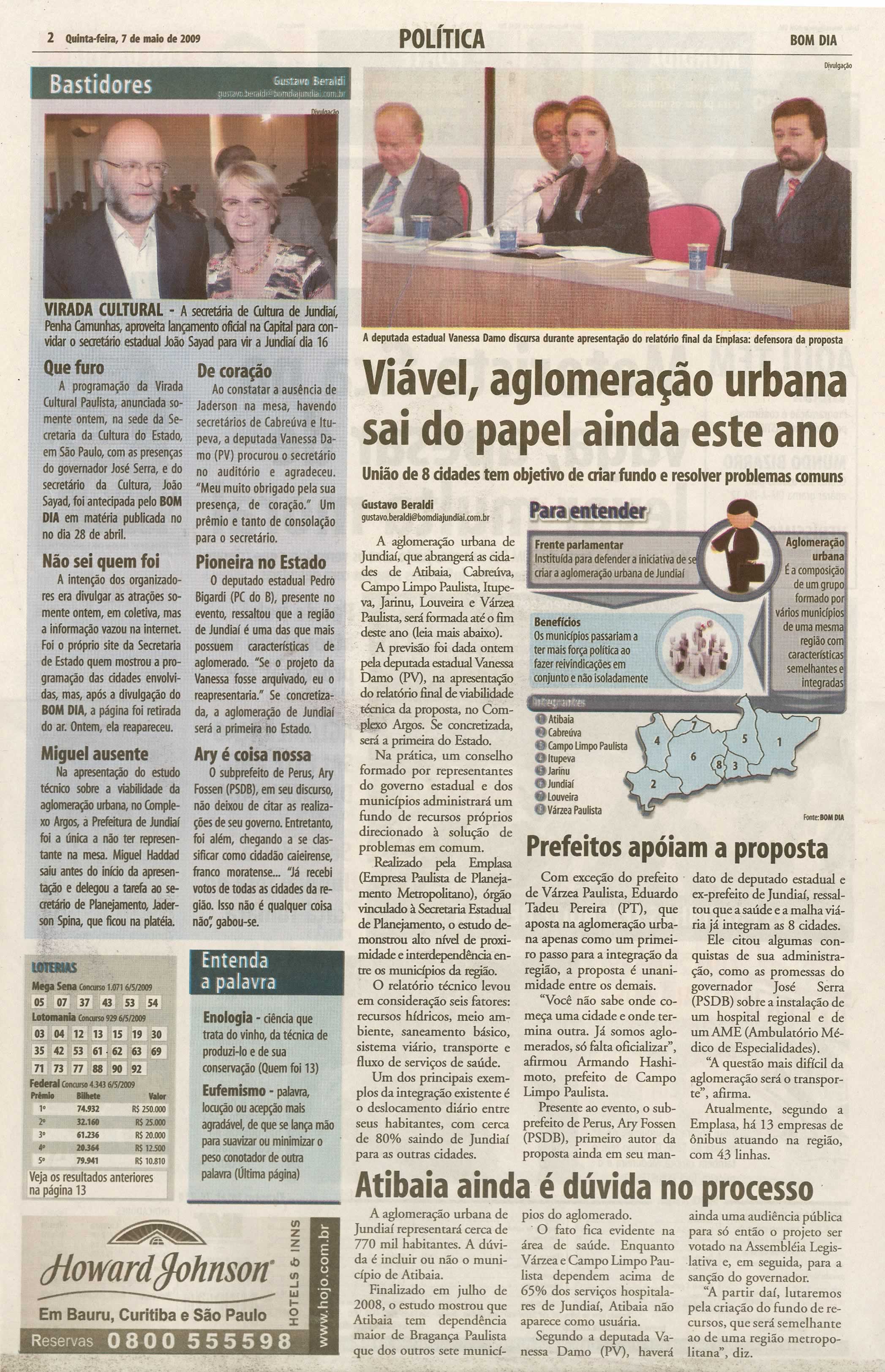 Bom Dia Jundiaí - 07/05/2009