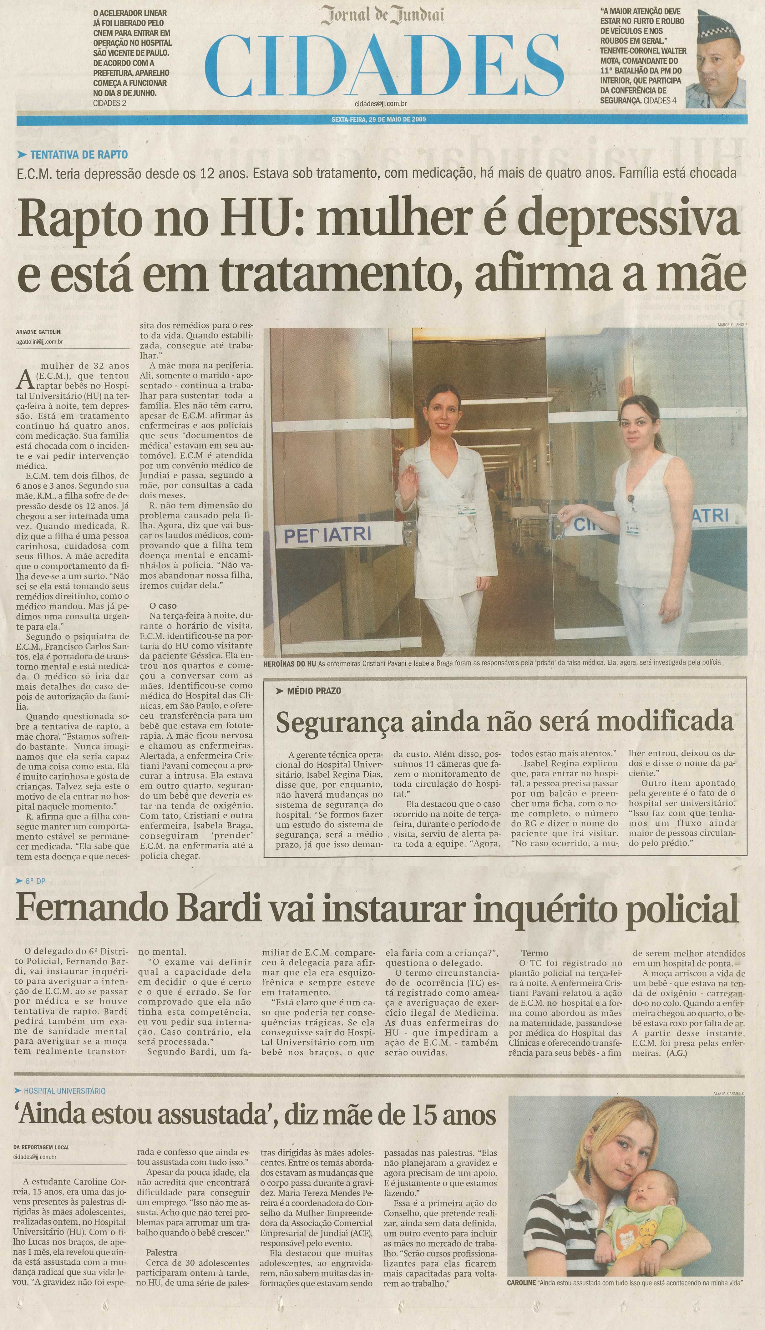 Jornal de Jundiaí - 29/05/2009