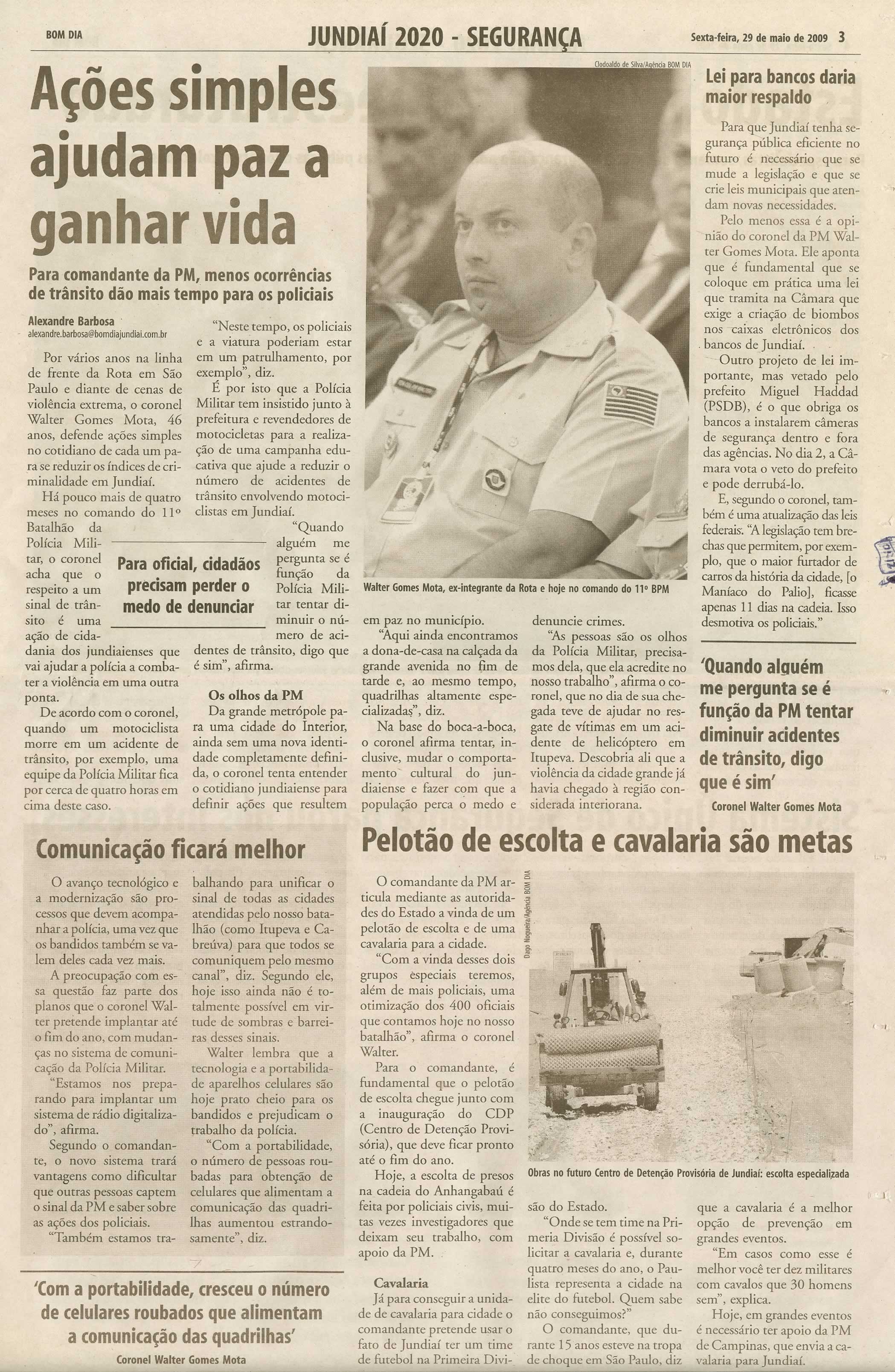 Bom Dia Jundiaí - 29/05/2009