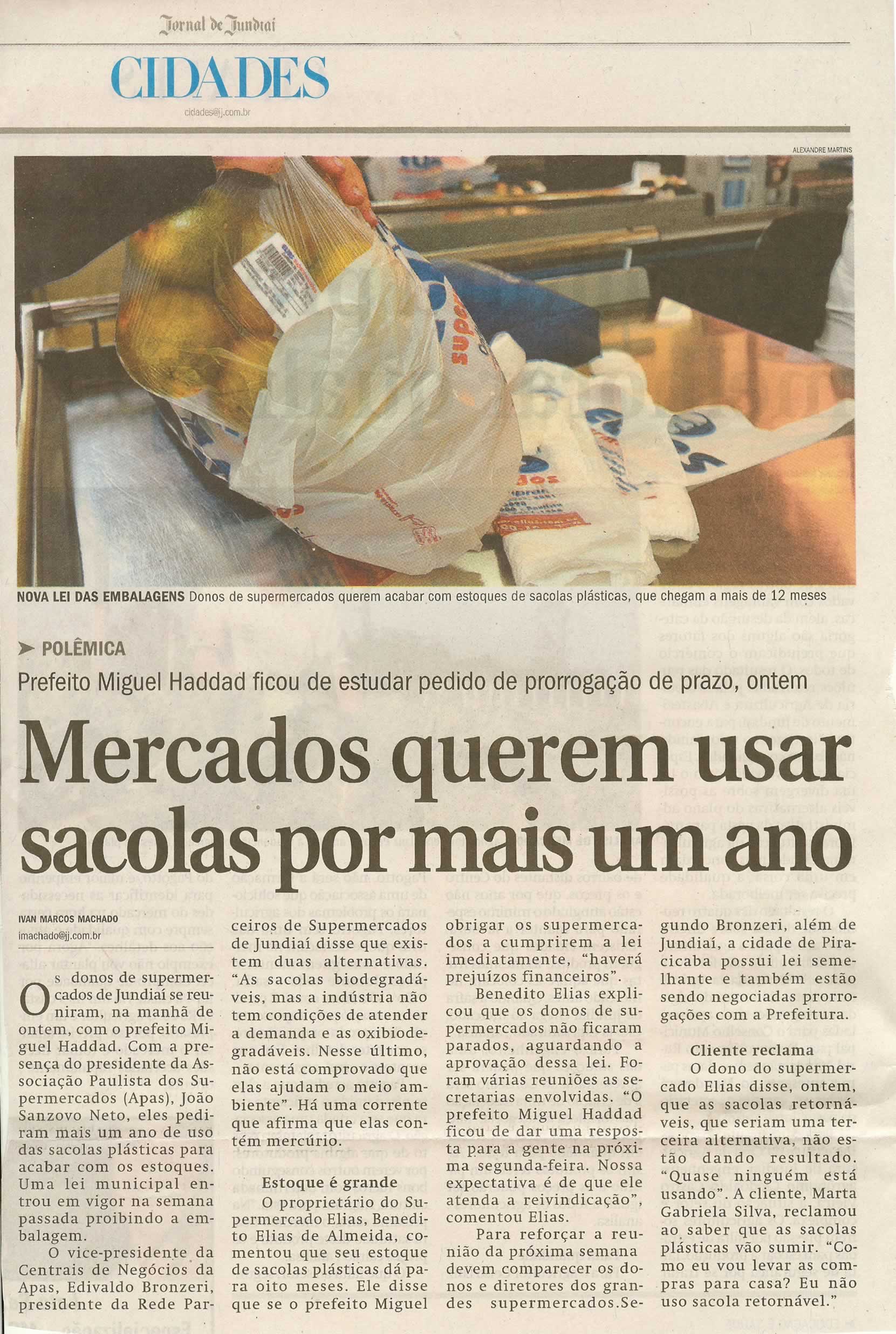 Jornal de Jundiaí - 30/06/2009