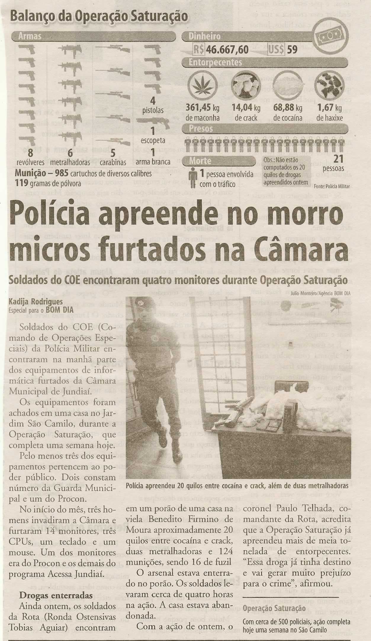 Bom Dia Jundiaí - 30/09/2009