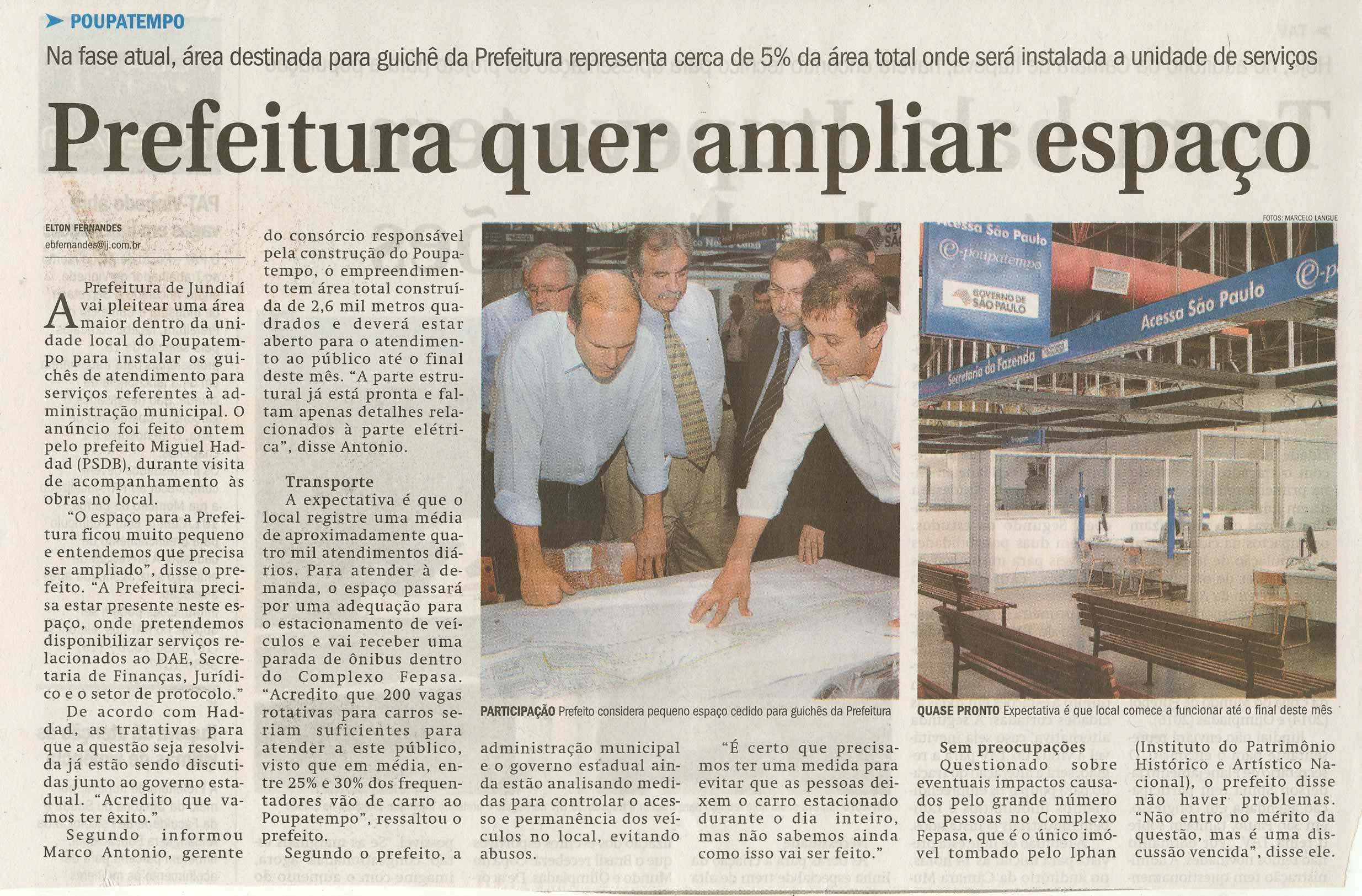 Jornal de Jundiaí - 07/10/2009