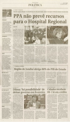 Jornal de Jundiaí - 15/10/2009