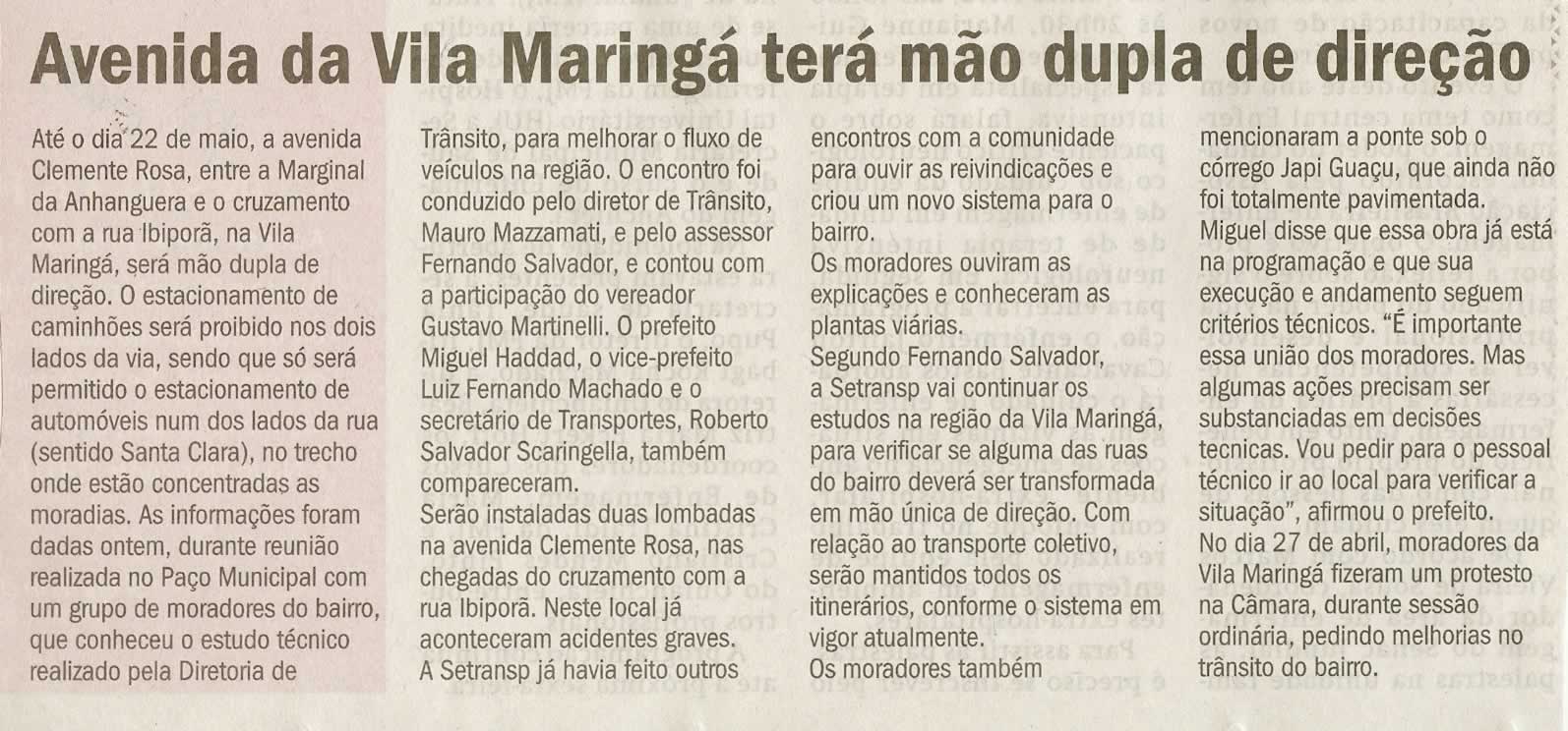 Jornal de Jundiaí - 11/05/2010
