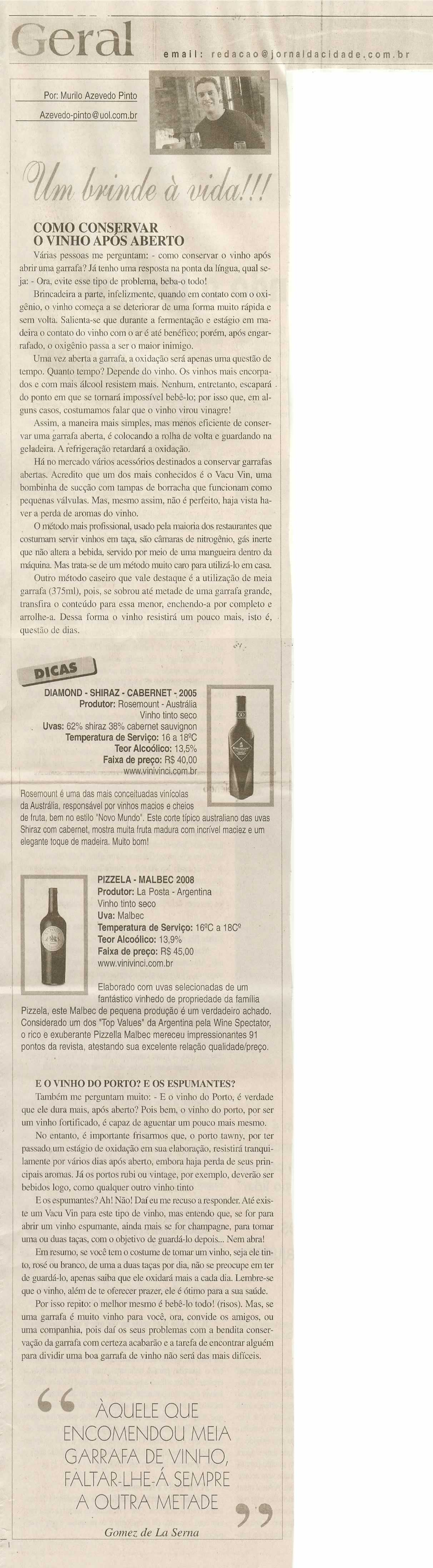Jornal da Cidade - 16/05/2010