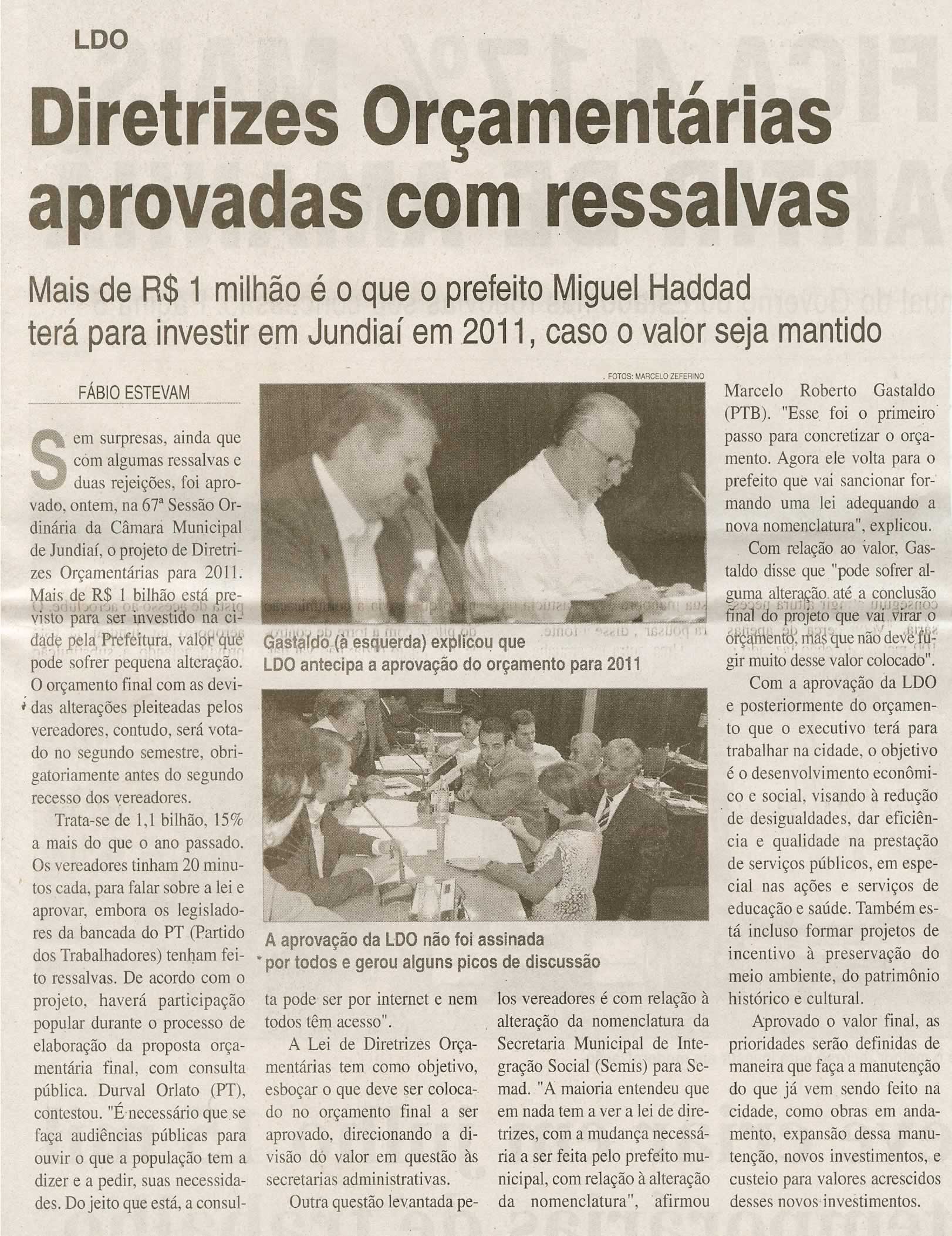 Jornal da Cidade - 30/06/2010