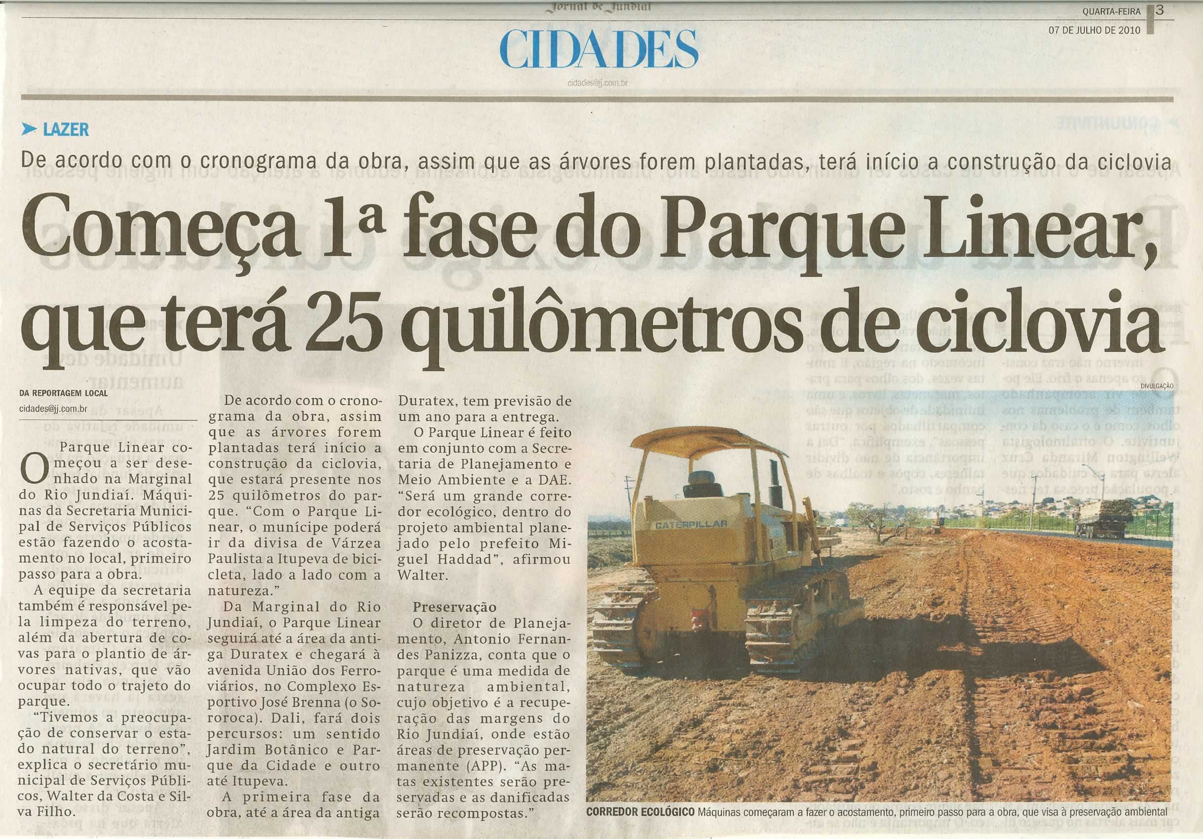 Jornal de Jundiaí - 07/07/2010