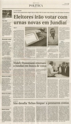 Jornal de Jundiaí - 29/07/2010