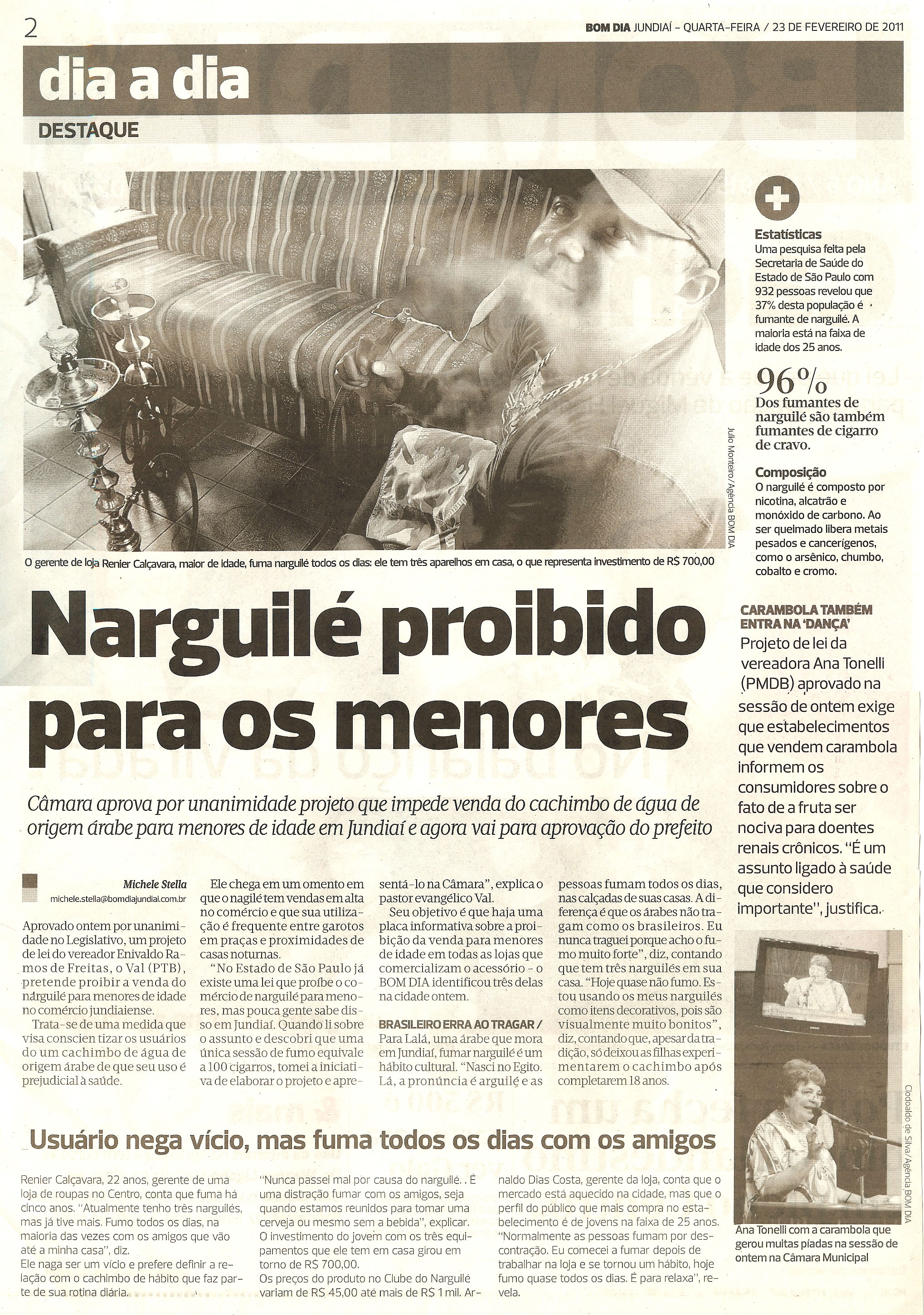 Bom Dia Jundiaí - 23/02/2011