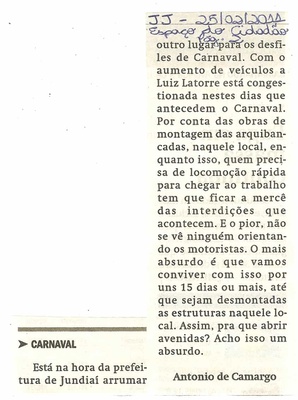 Jornal de Jundiaí - 25/02/2011