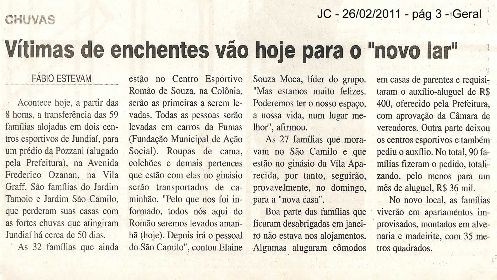 Jornal da Cidade - 26/02/2011