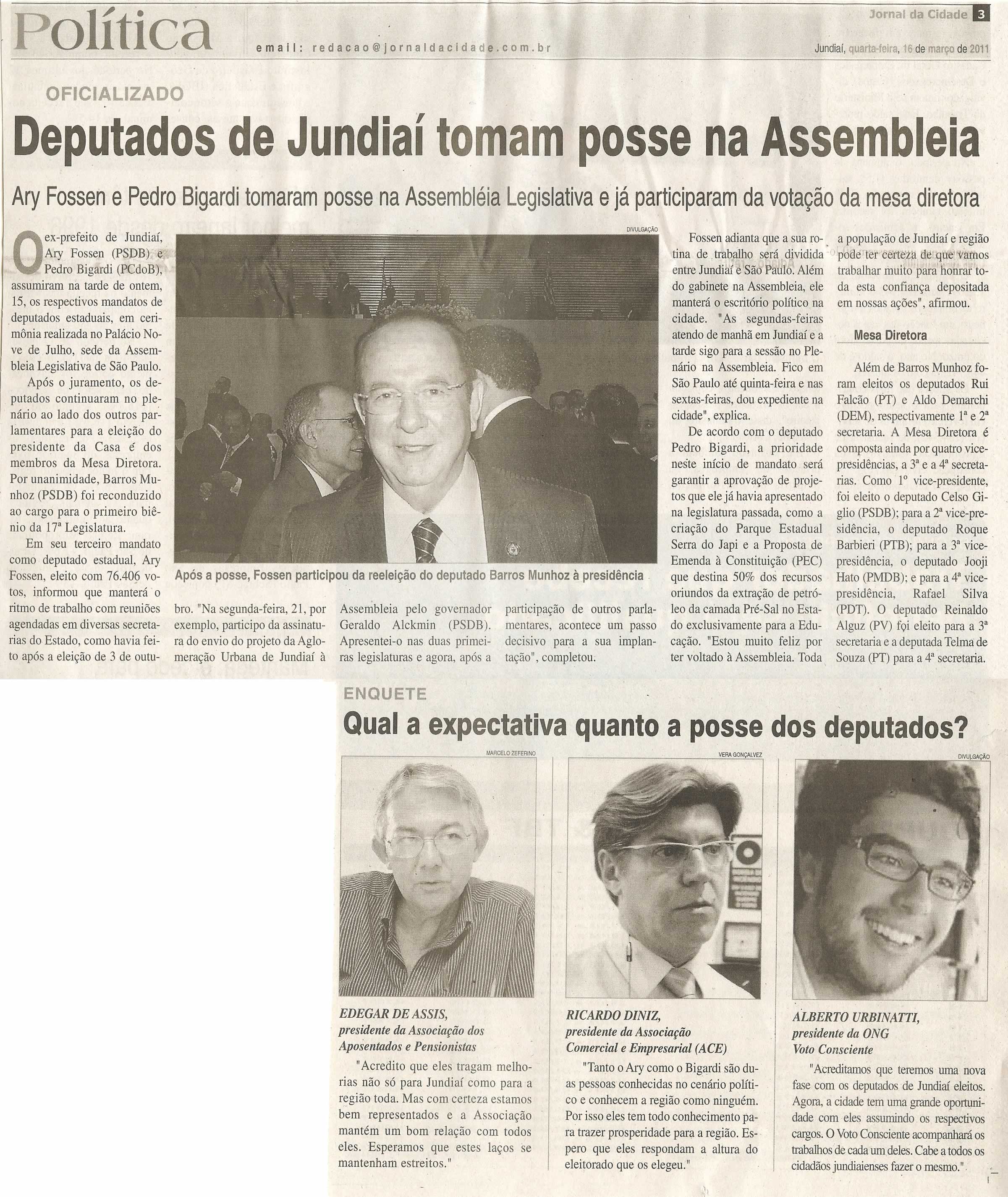 Jornal da Cidade - 16/03/2011