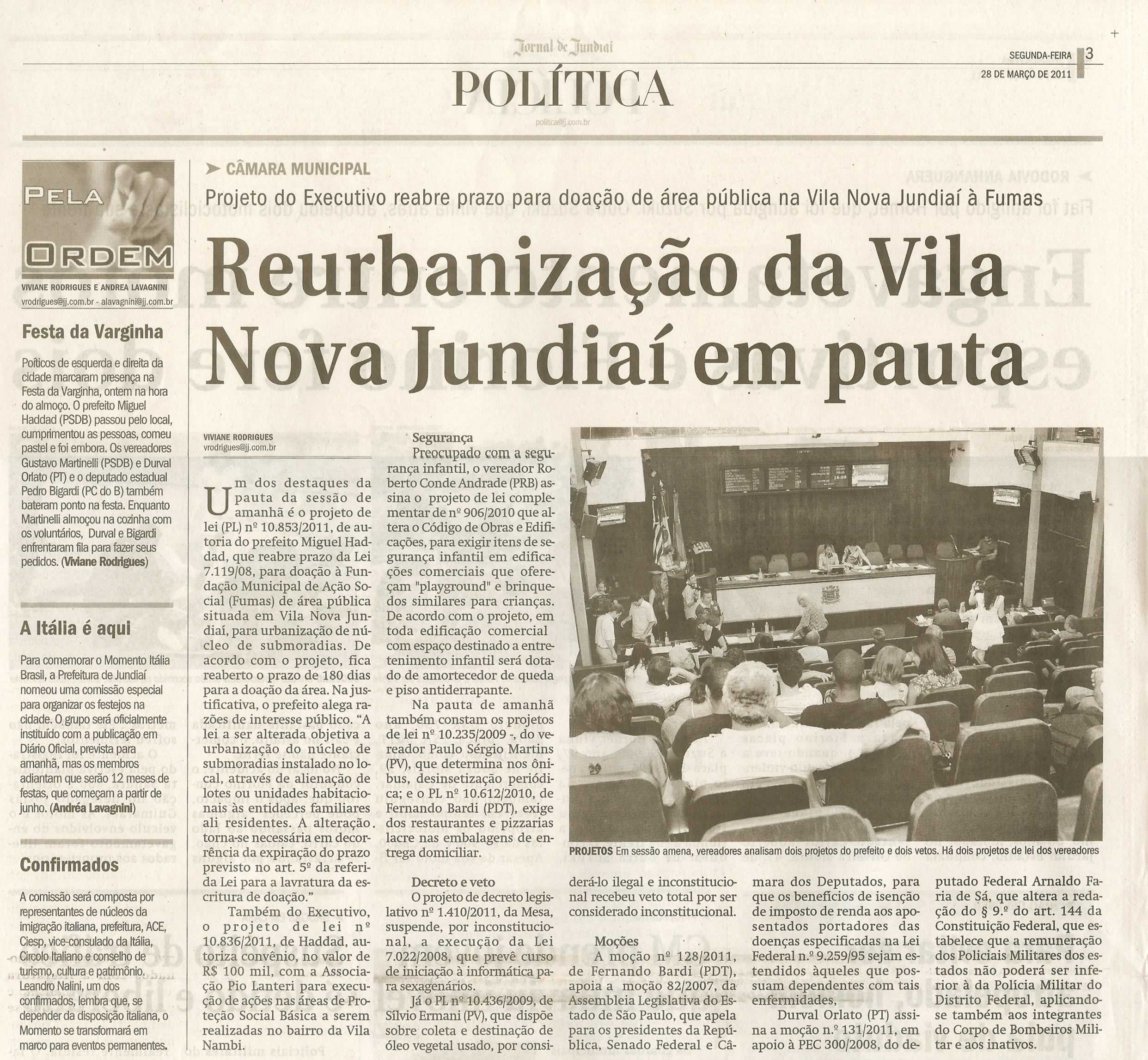 Jornal de Jundiaí - 28/03/2011