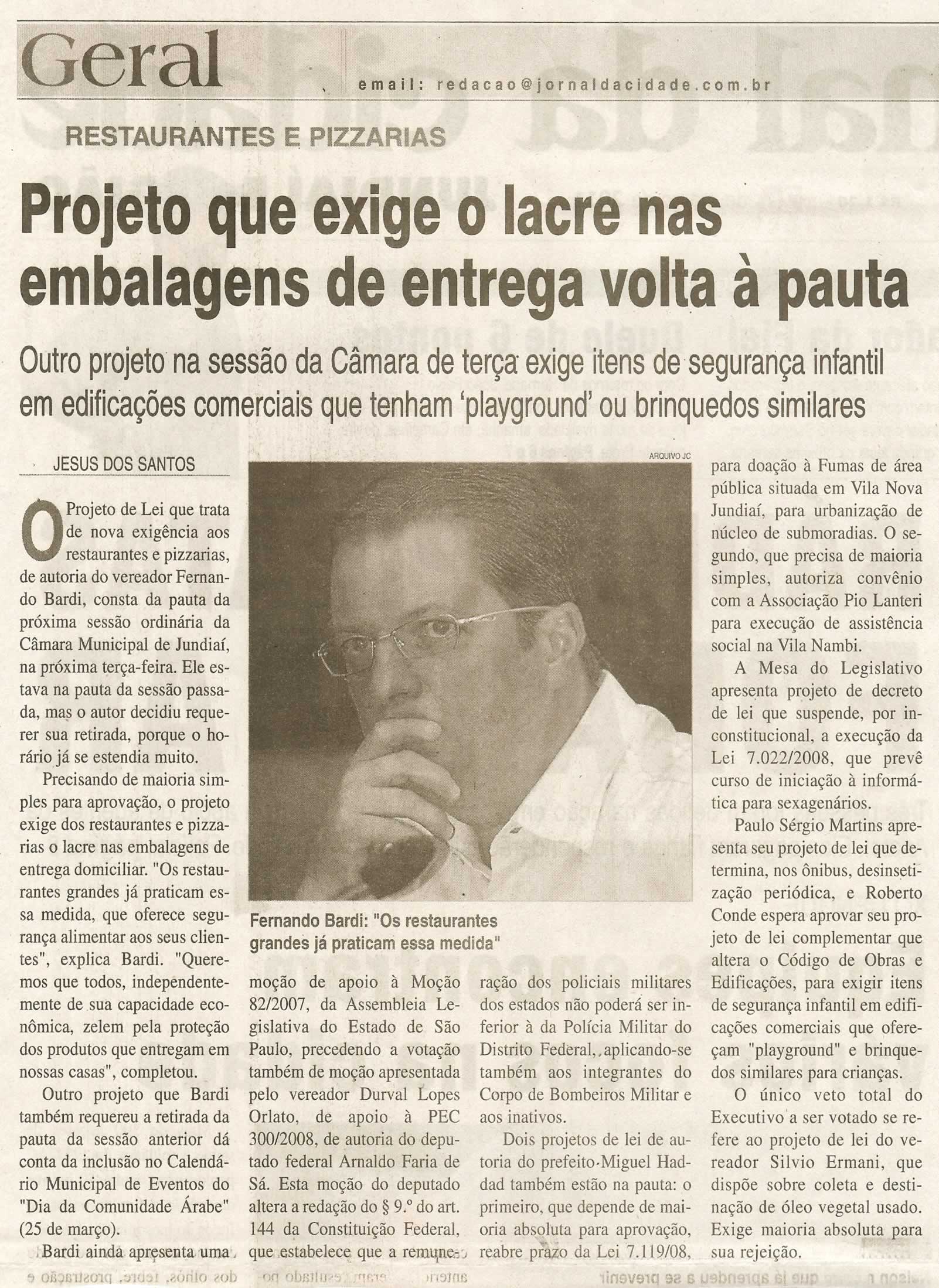 Jornal da Cidade - 26/03/2011