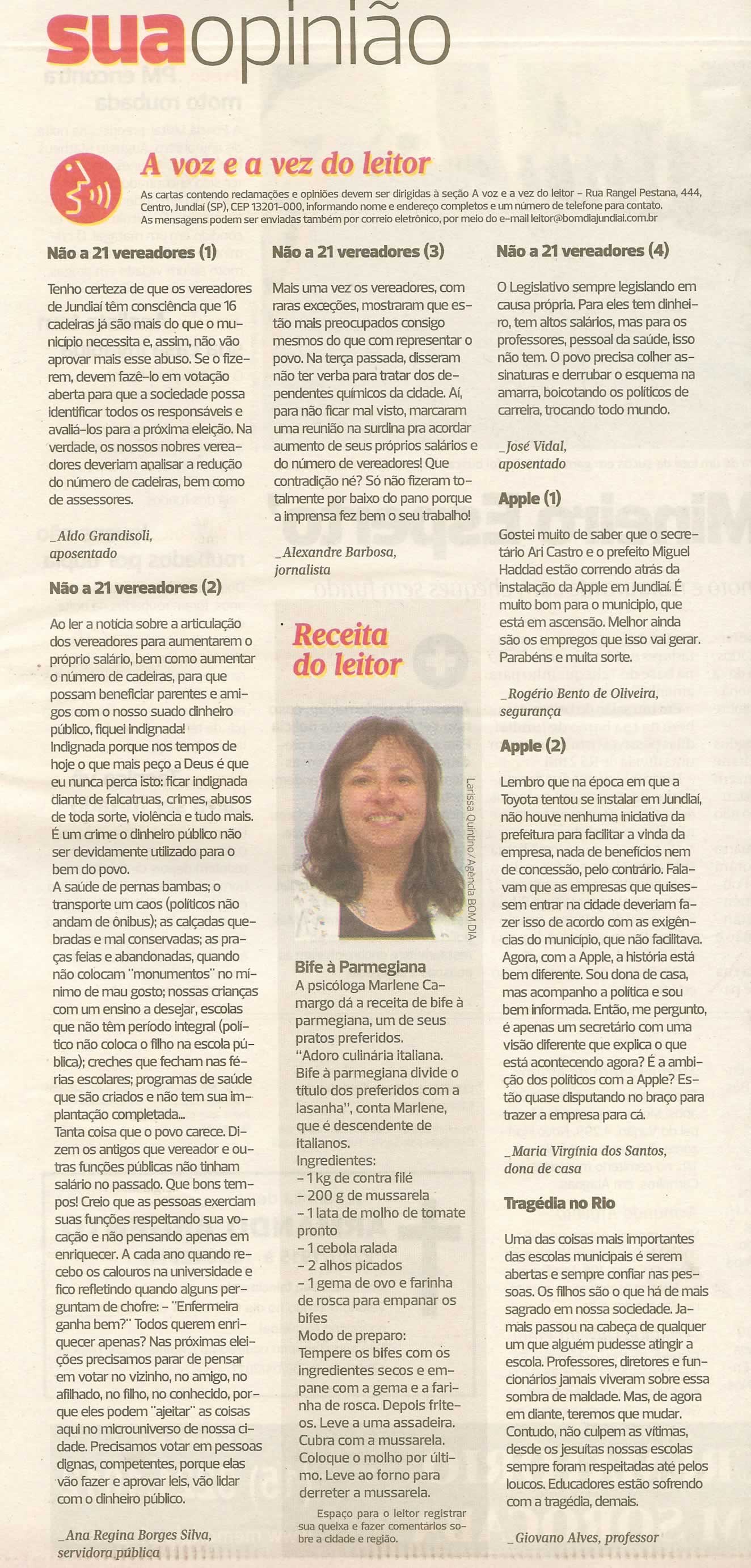 Bom Dia Jundiaí - 09/04/2011