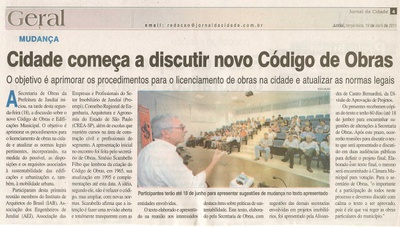 Jornal da Cidade - 19/04/2011