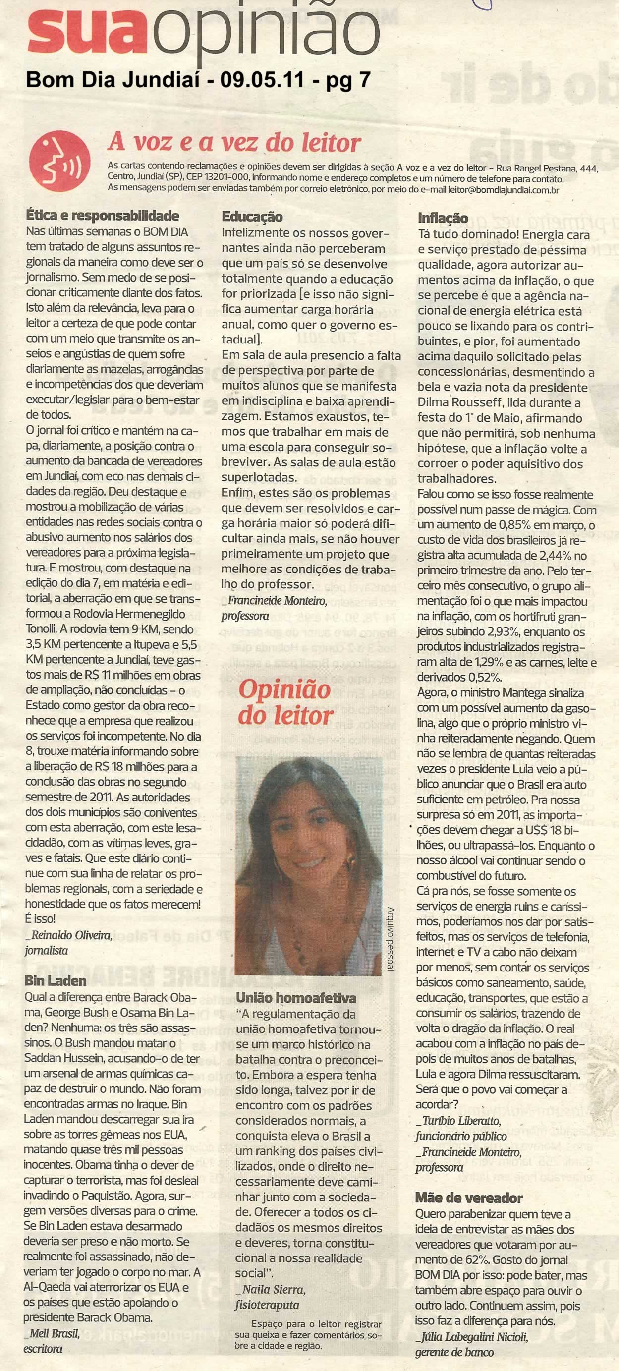 Bom Dia Jundiaí - 09/05/2011
