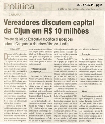 Jornal da Cidade - 17/05/2011